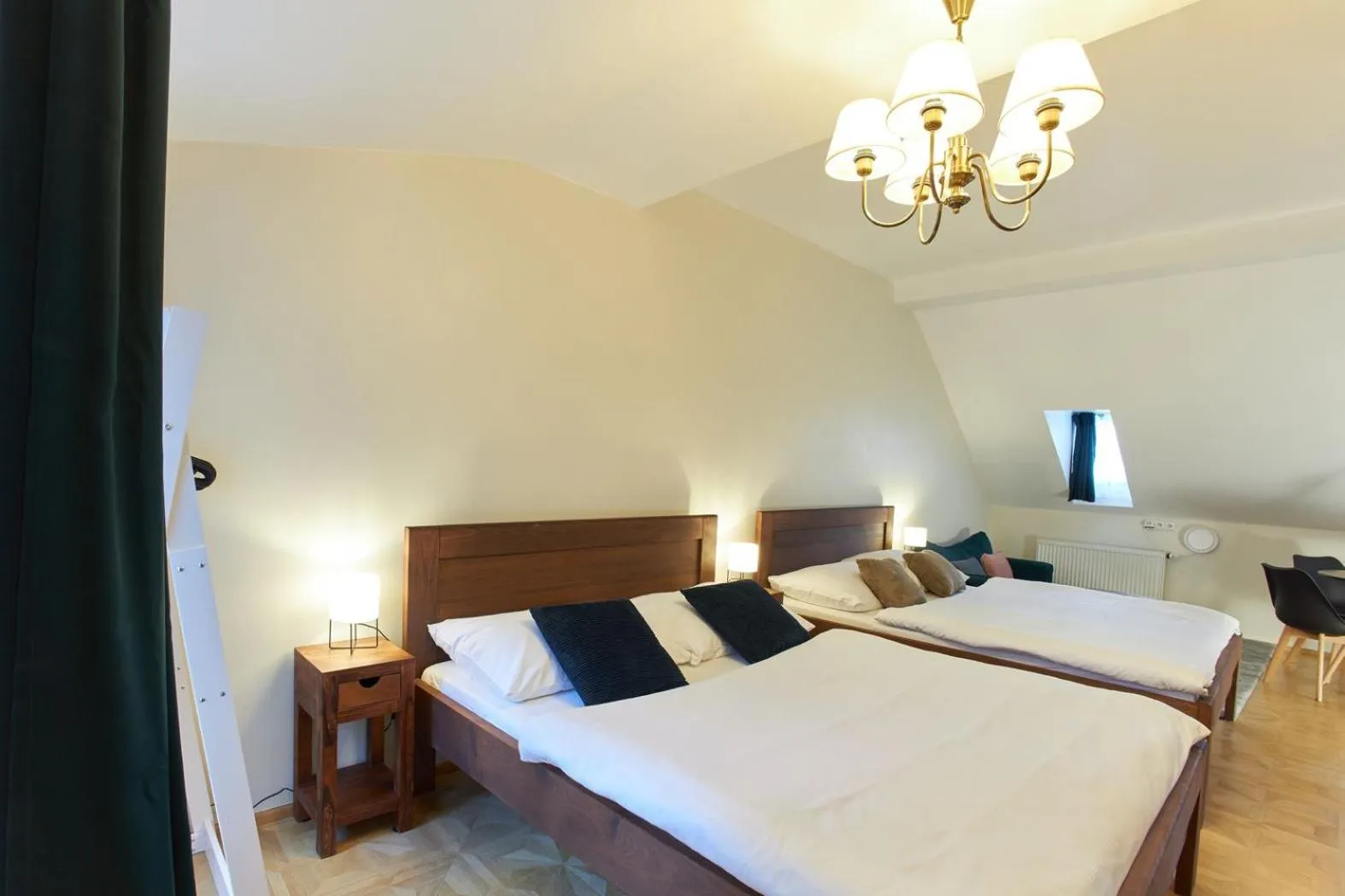 Bed in River View Residence by Charles Bridge