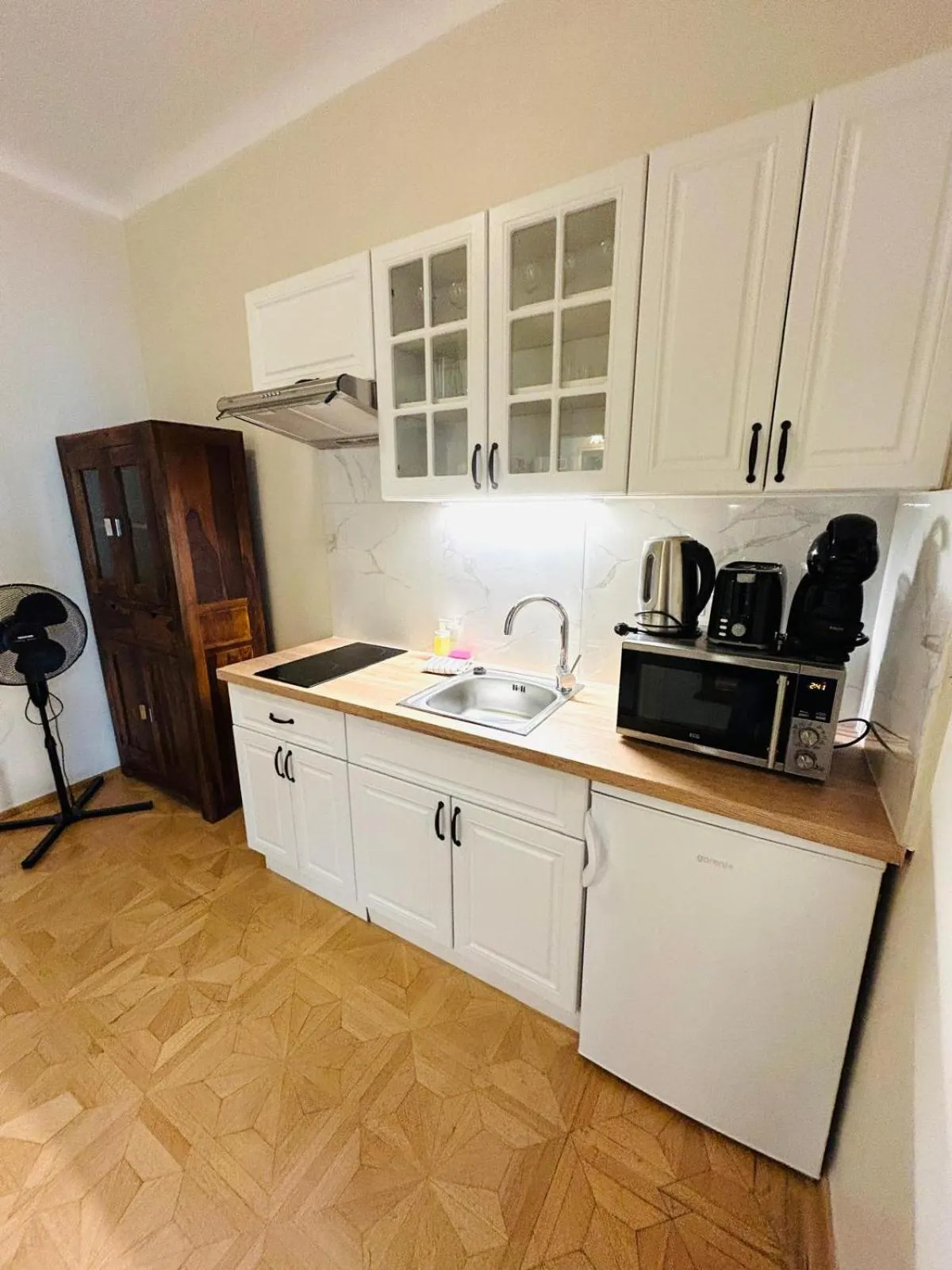 Coffee/tea facilities in River View Residence by Charles Bridge