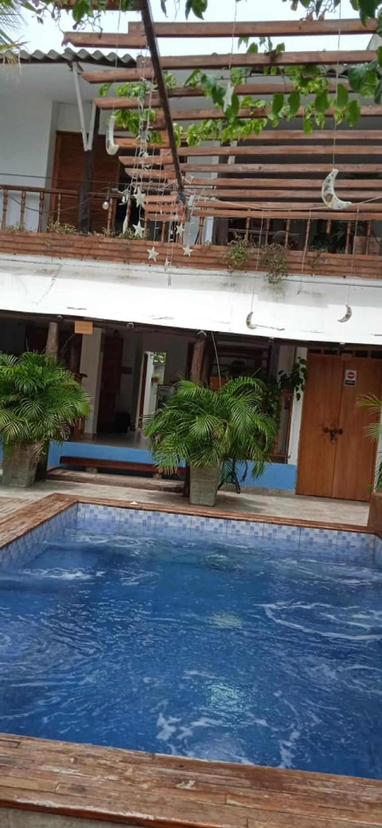 Swimming pool in HOSTAL LA BOQUILLA