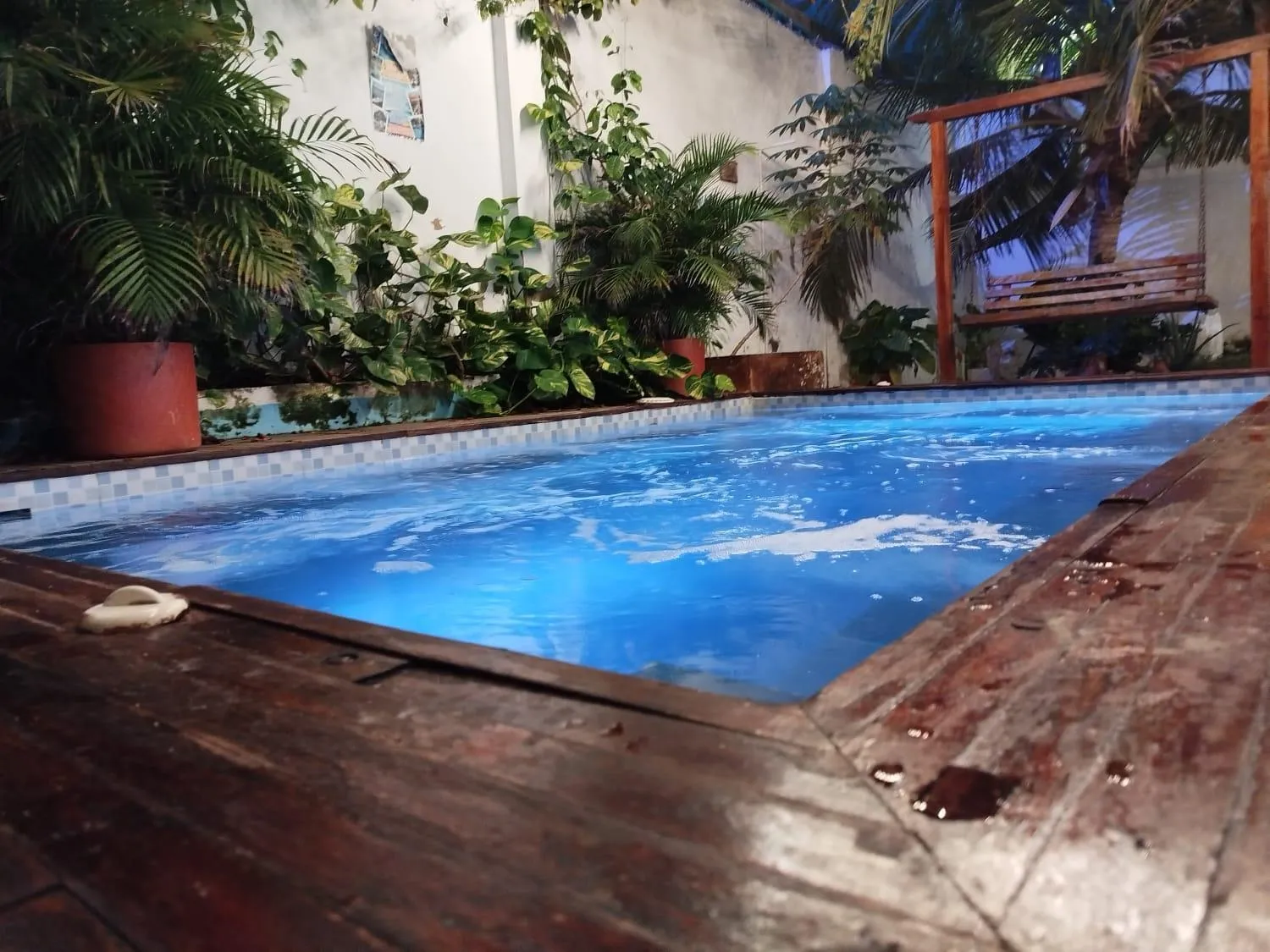 Pool view in HOSTAL LA BOQUILLA