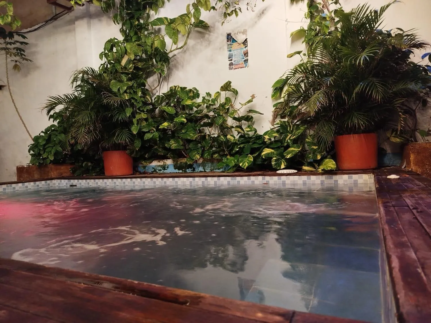 Pool view in HOSTAL LA BOQUILLA
