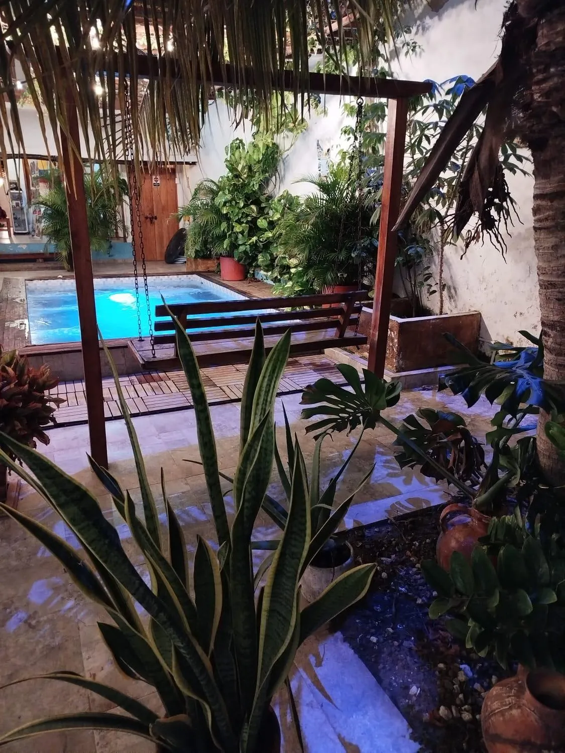 Pool view in HOSTAL LA BOQUILLA