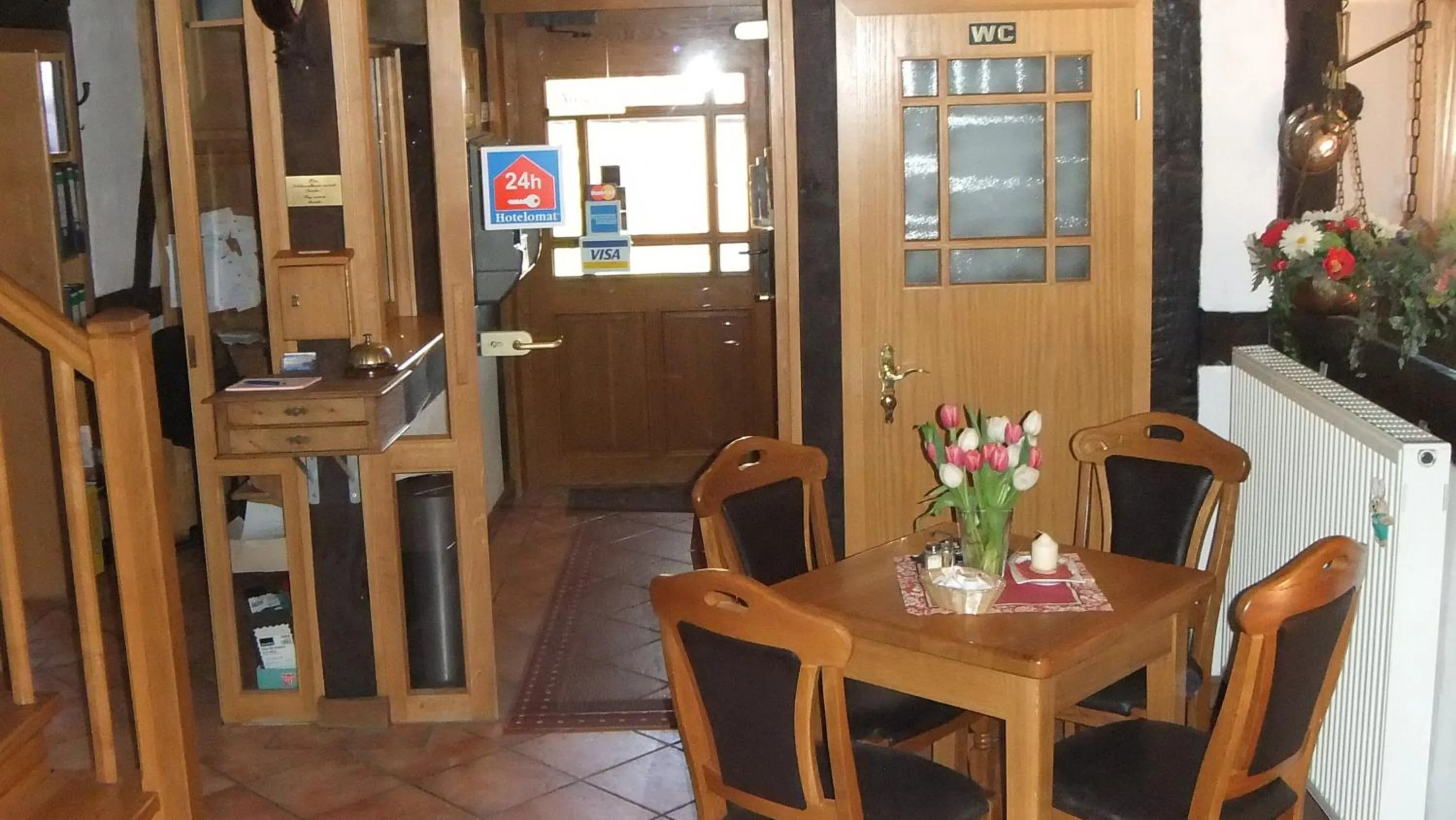 Lobby or reception in Hotel Alte Schule