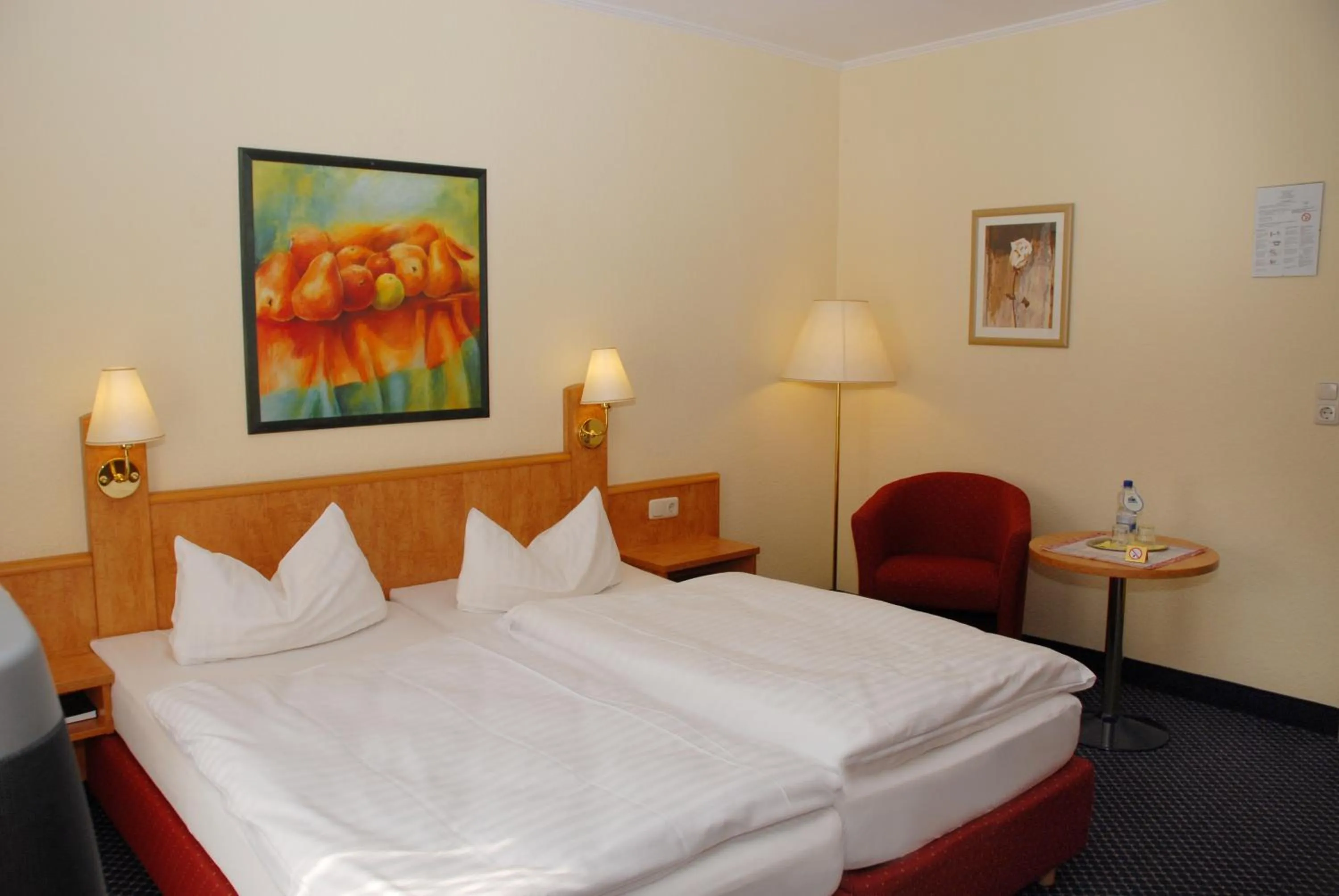 Bedroom, Bed in Hotel Alte Schule