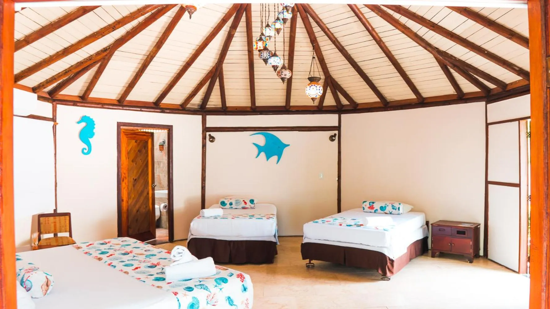 Bed in Hotel Rosario de Mar by Tequendama