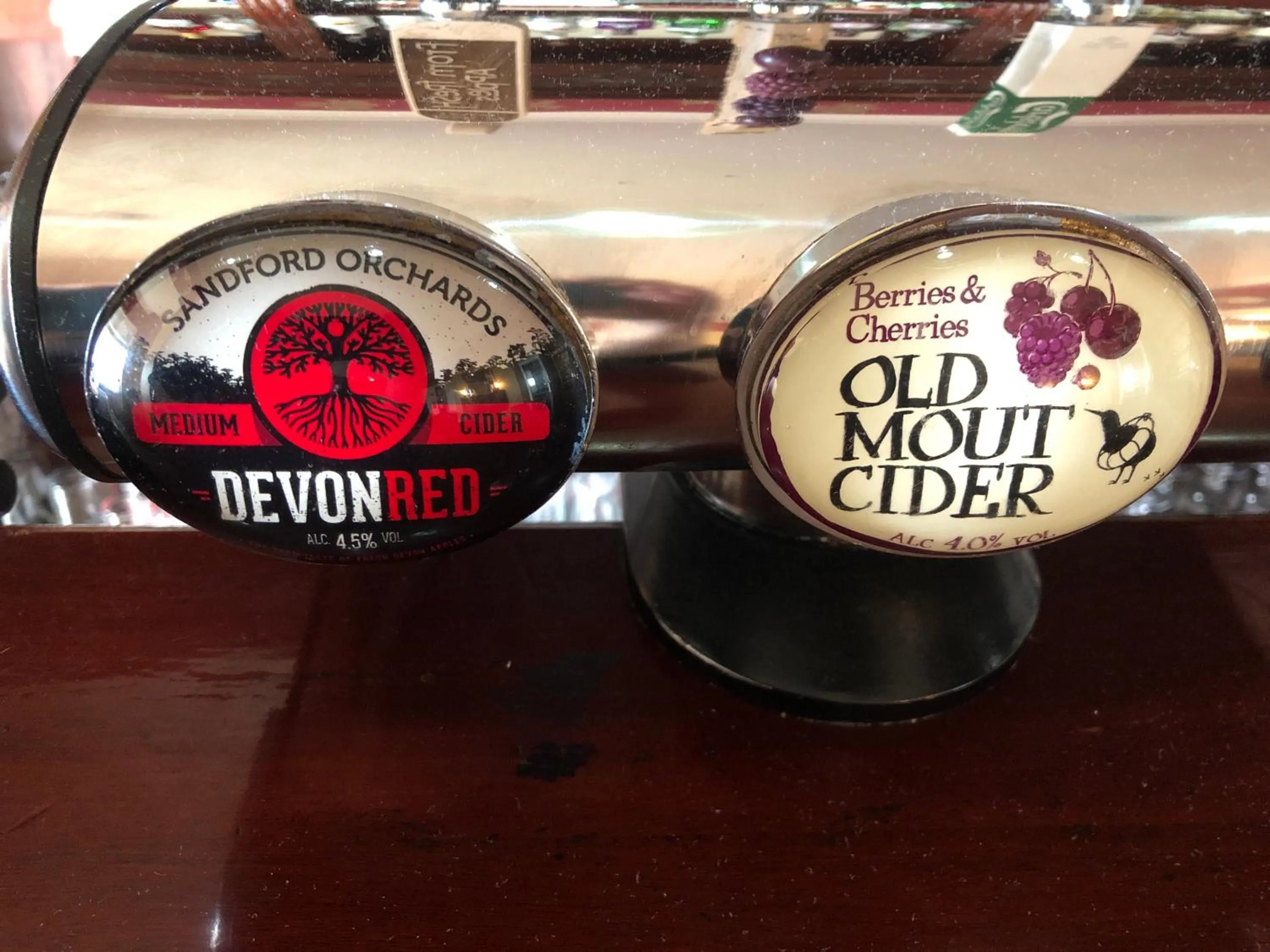 Alcoholic drinks in The Moorland Hotel