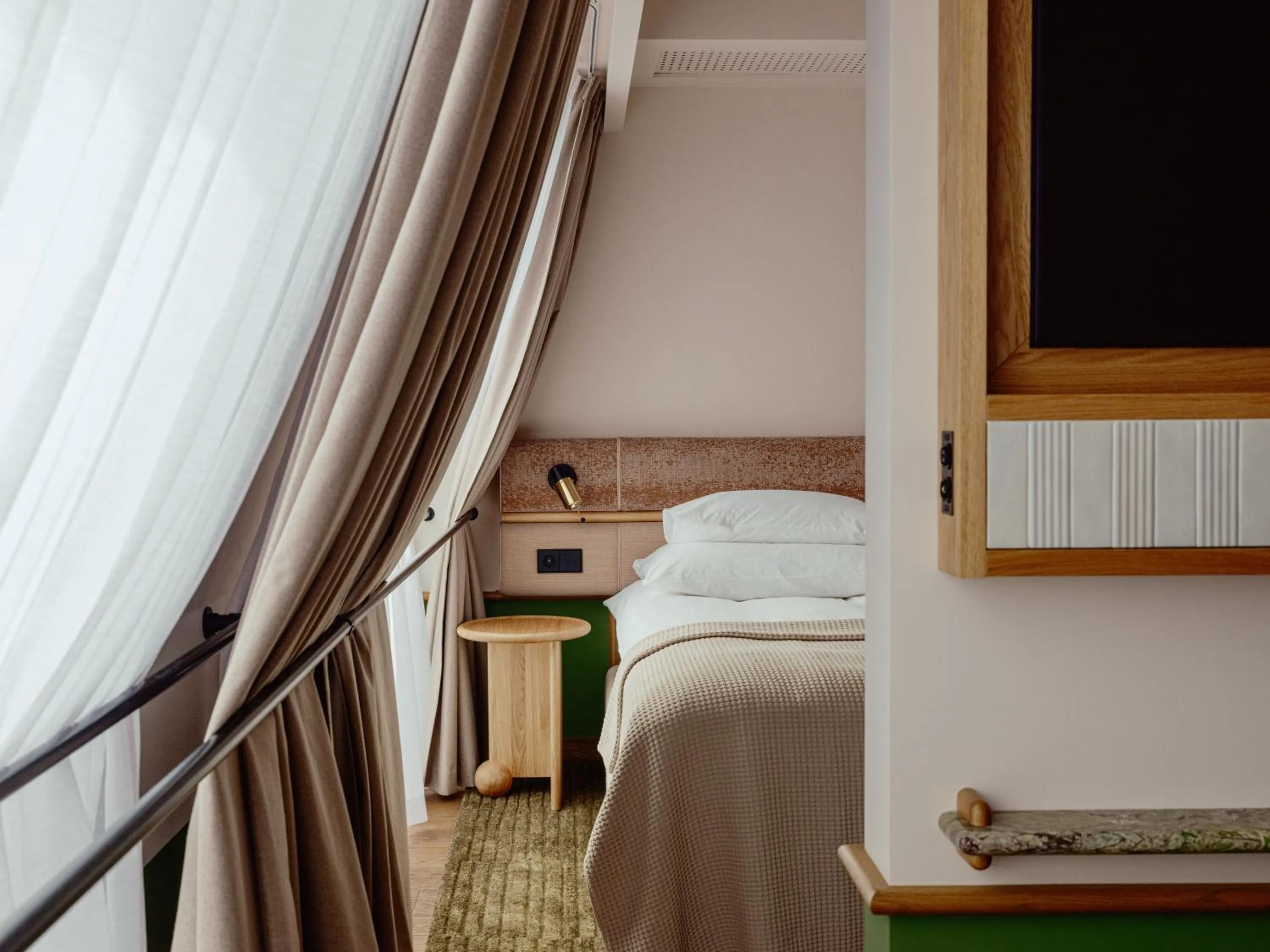 Bed in PURO Hotel Poznań Stare Miasto