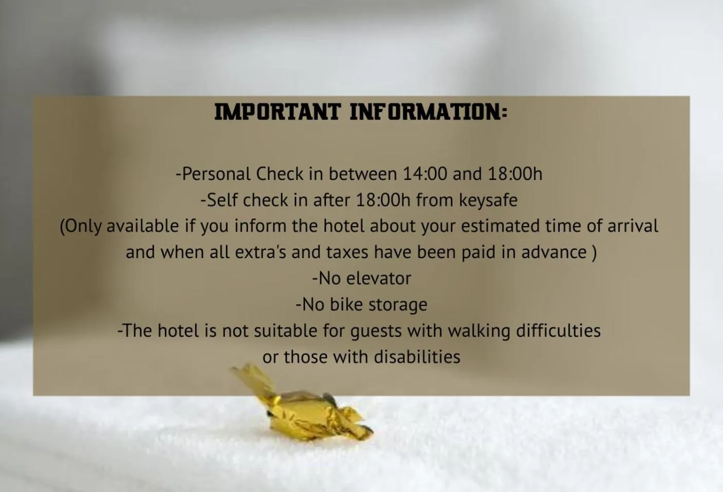 Text overlay in City2Beach Hotel