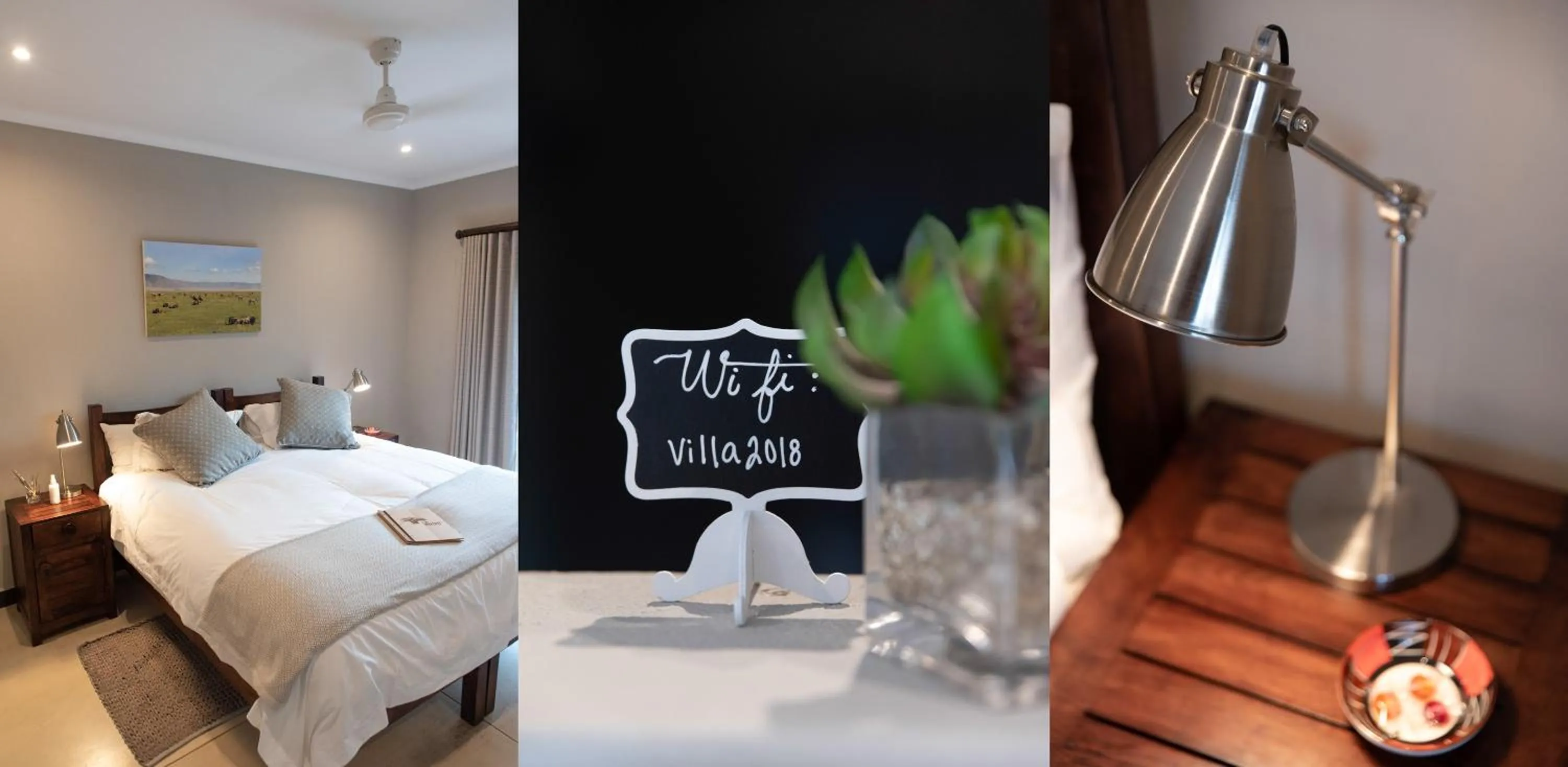 Decorative detail, Bed in Nyaleti Lodge