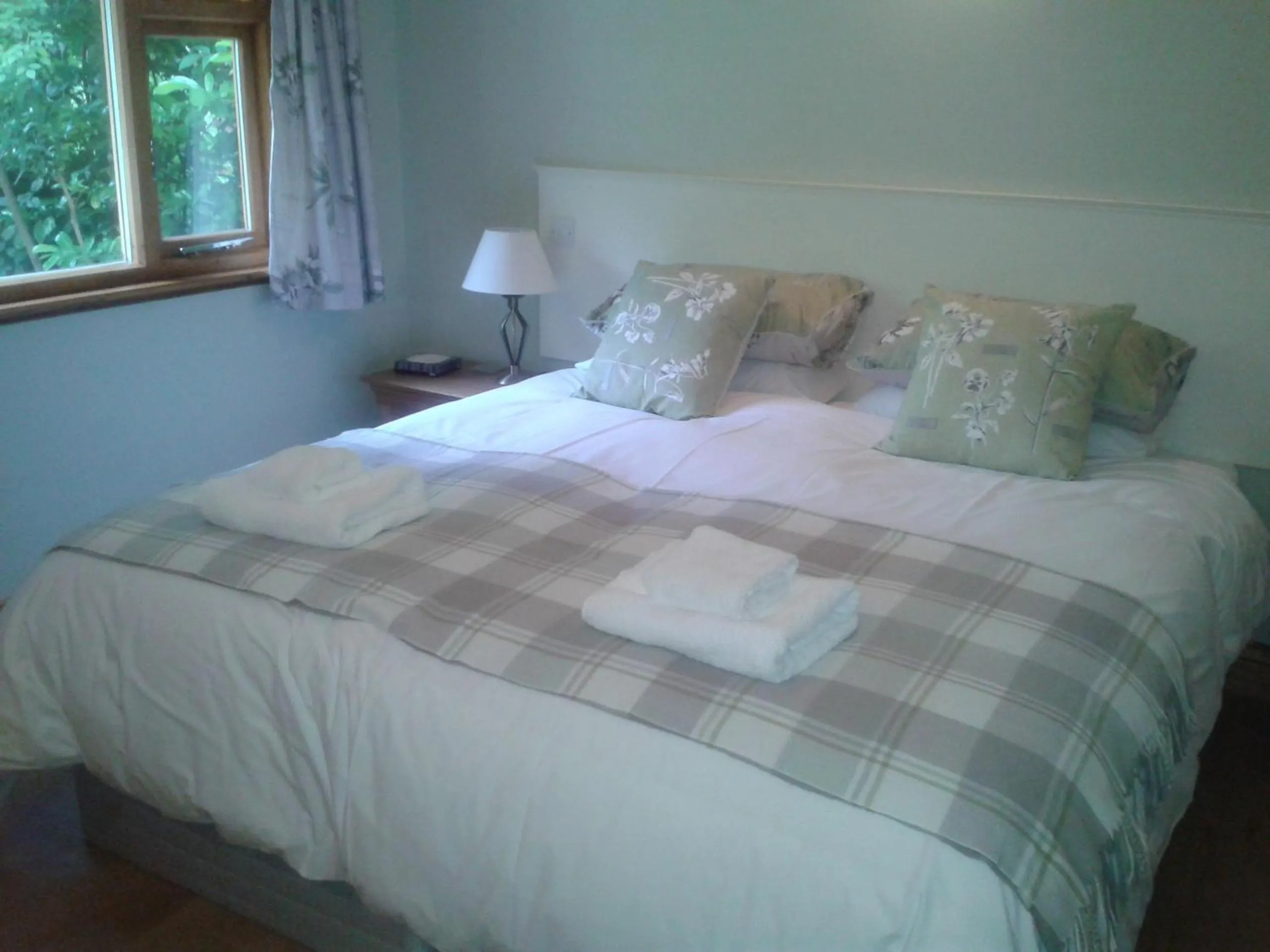 Bed in Manor Garden Lodge