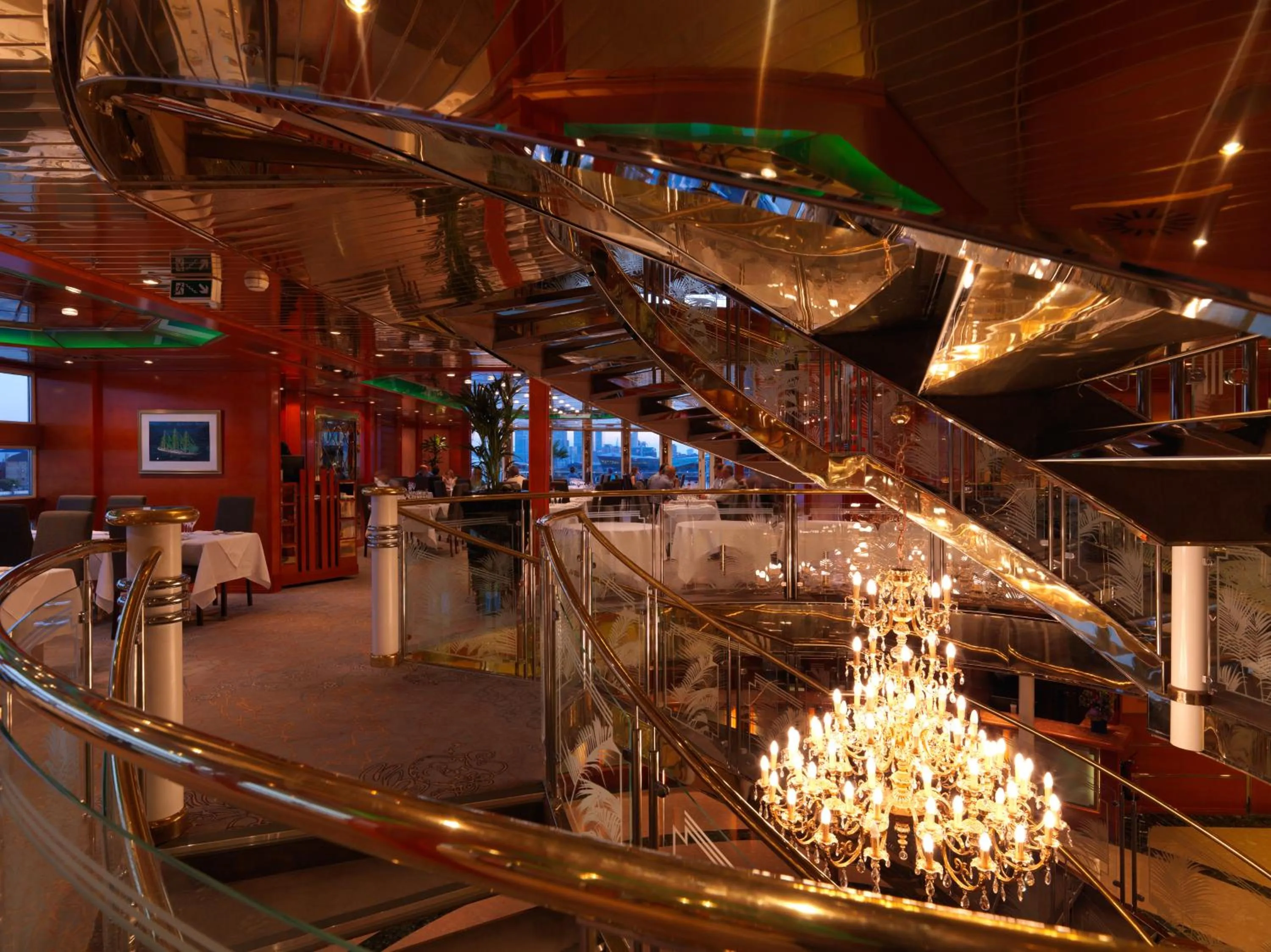 Decorative detail in Sunborn London Yacht Hotel