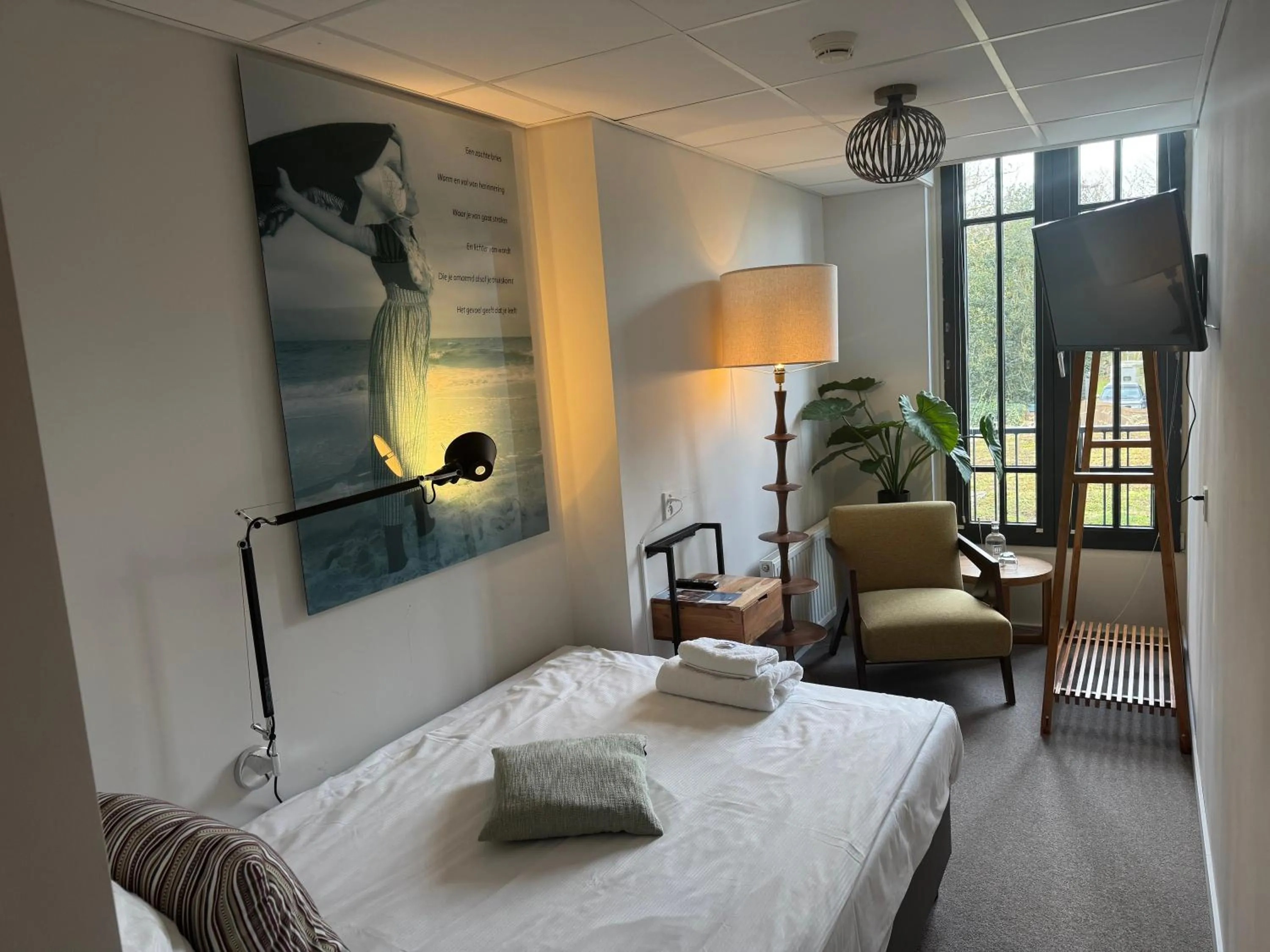 Bed in Romantik Badhotel Renesse