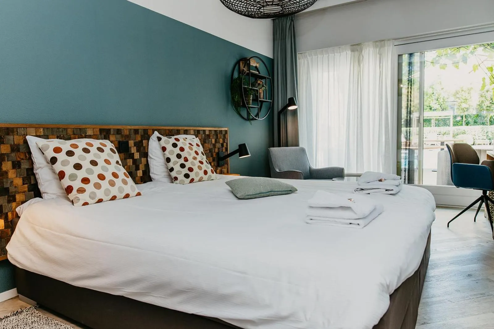 Bed in Romantik Badhotel Renesse