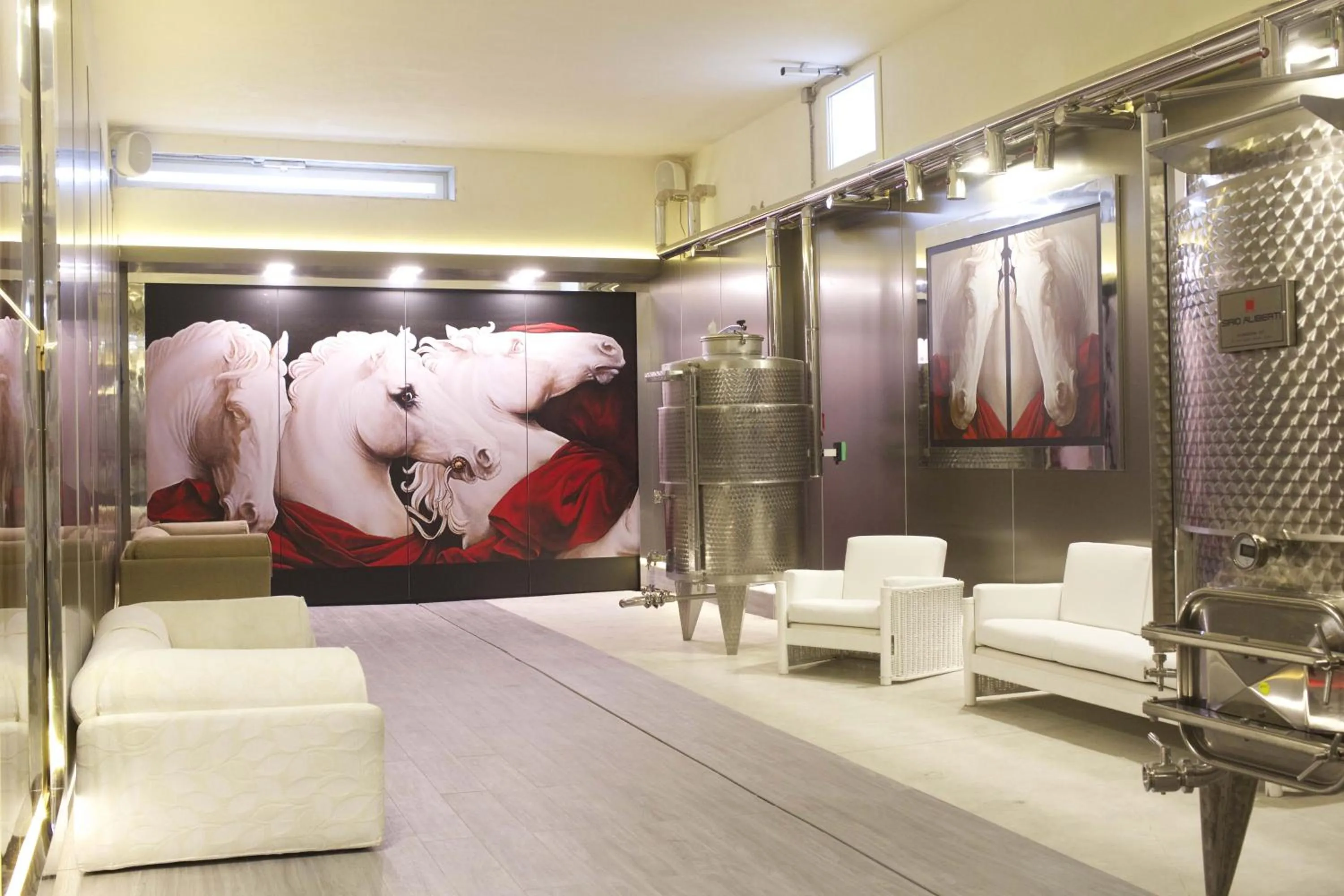 Lobby or reception in La Pampa Relais & Spa