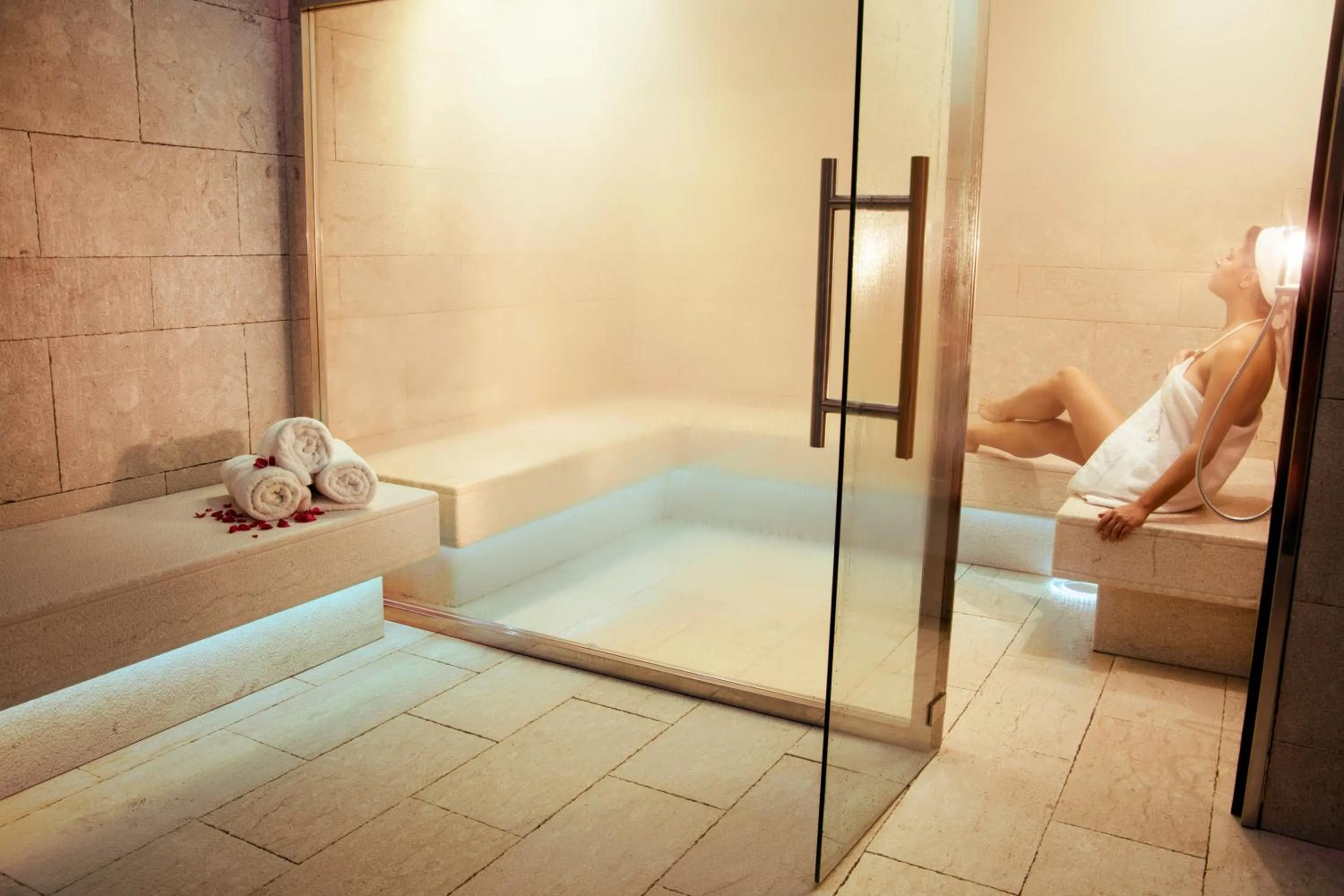 Steam room in La Pampa Relais & Spa