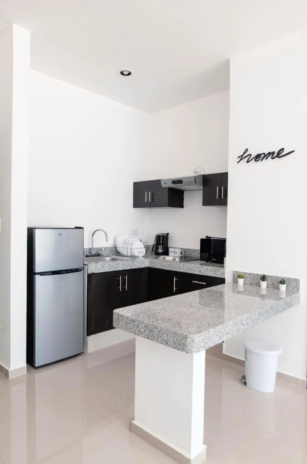 Kitchen or kitchenette in Hotel & Suites Yuca Ville Siglo XXI
