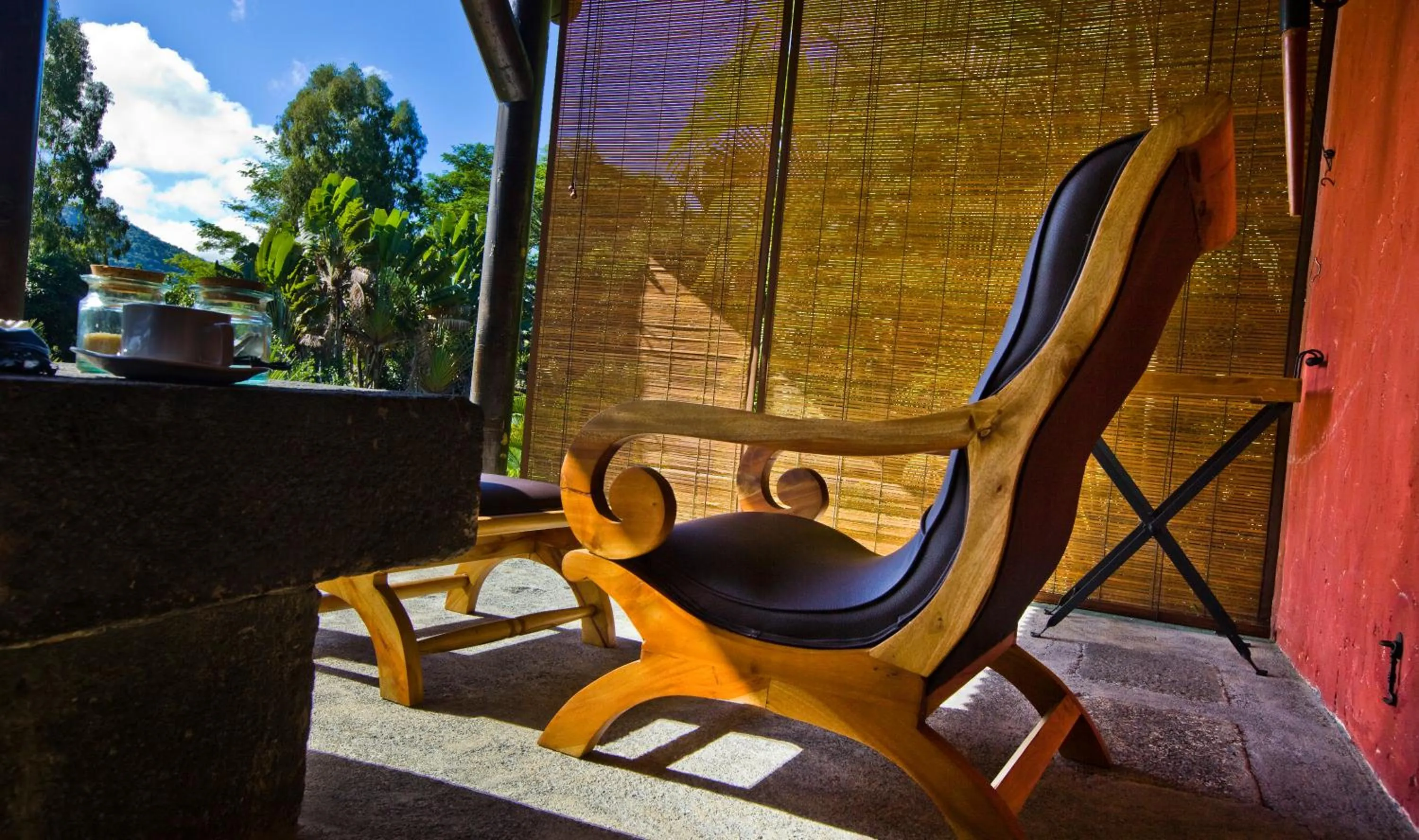 Patio in Lakaz Chamarel Exclusive Lodge