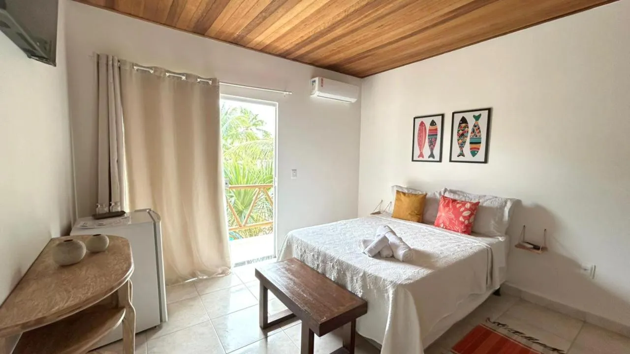 Bed in Pousada Oceano Atlântico