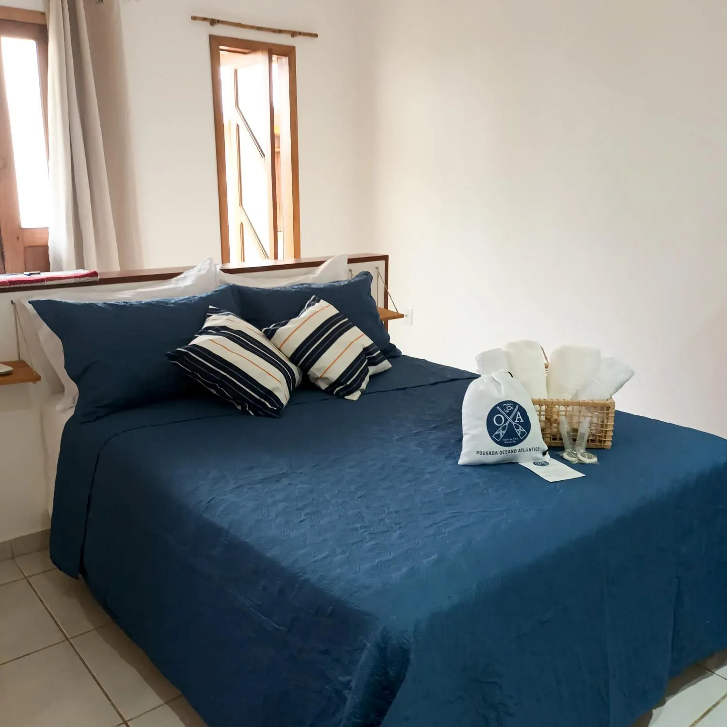 Bed in Pousada Oceano Atlântico