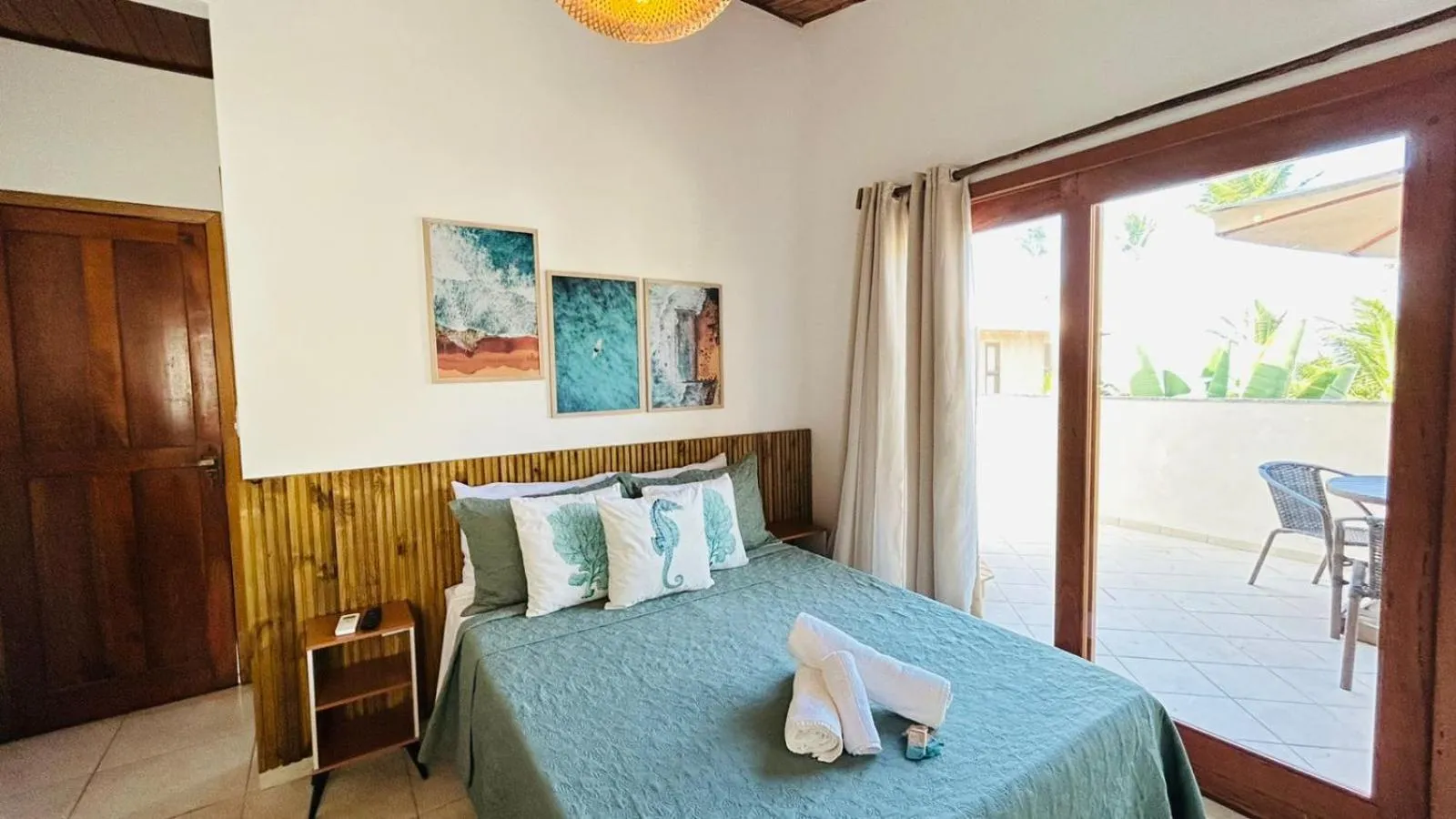 Bed in Pousada Oceano Atlântico