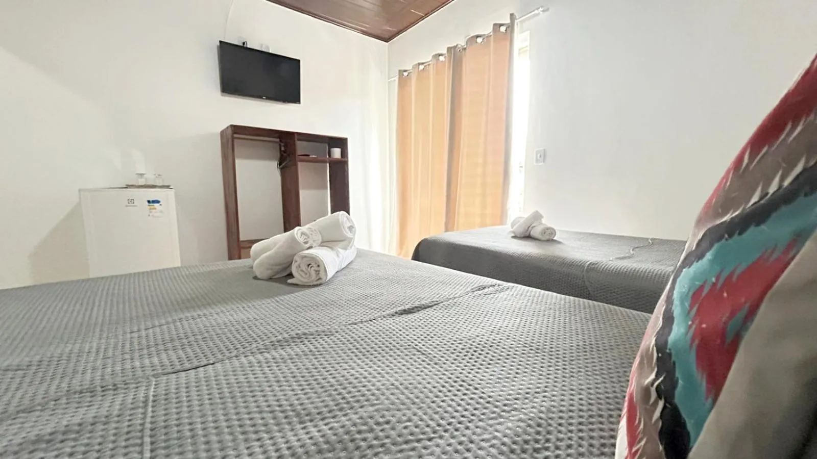 Bed in Pousada Oceano Atlântico