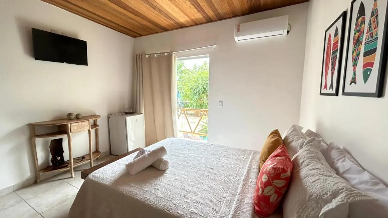 Bed in Pousada Oceano Atlântico