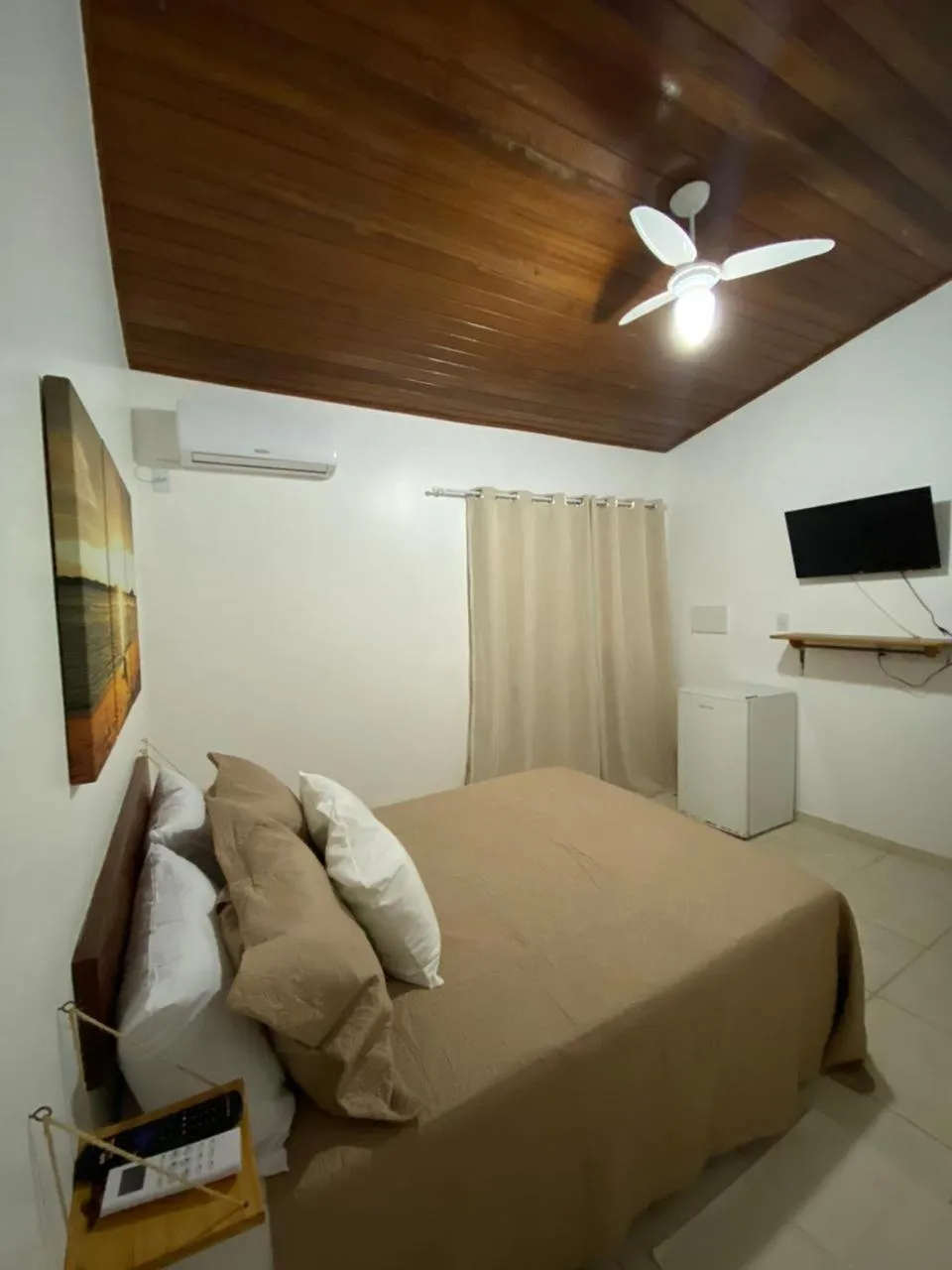 Bed in Pousada Oceano Atlântico