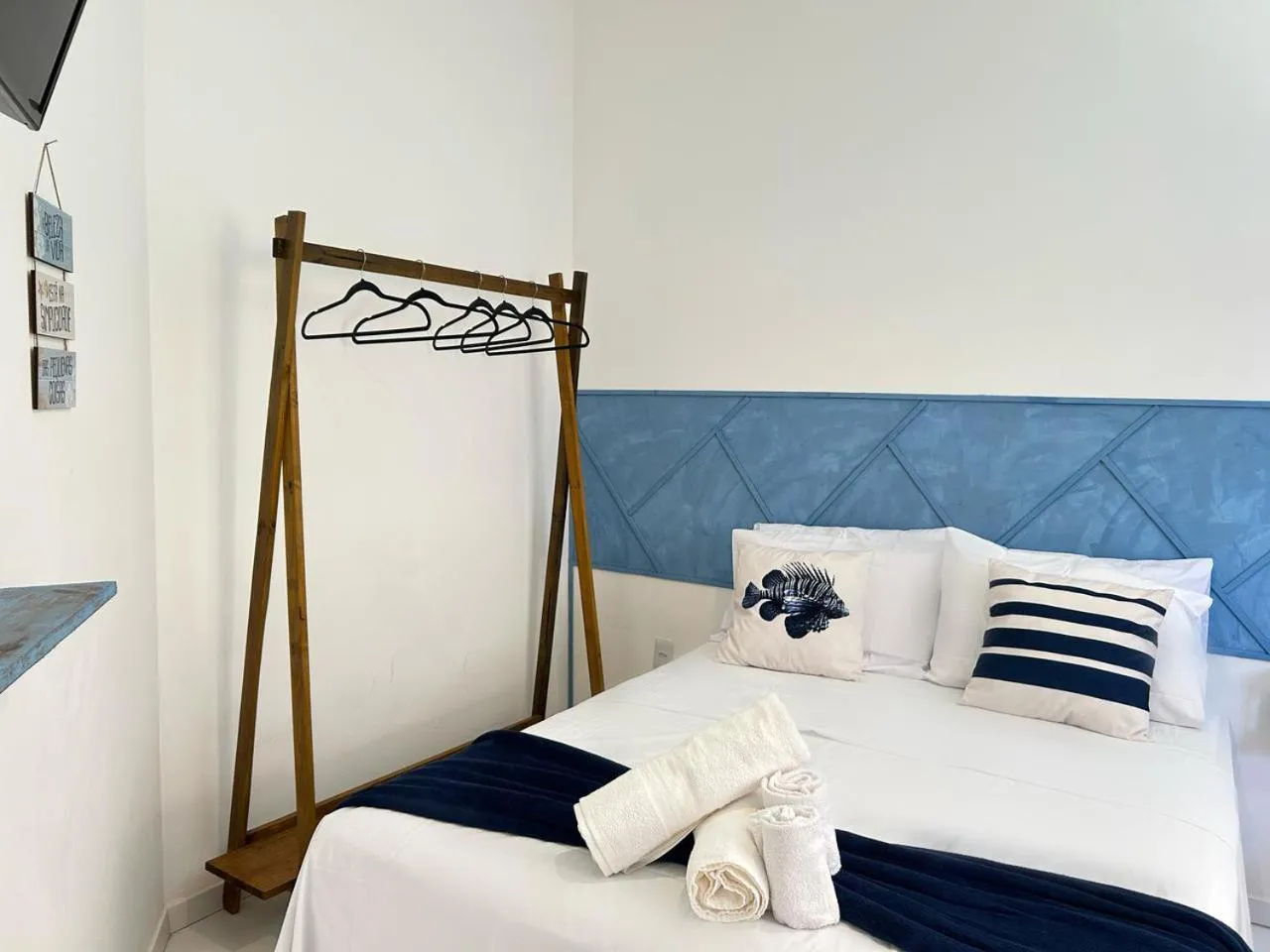 Bed in Pousada Oceano Atlântico