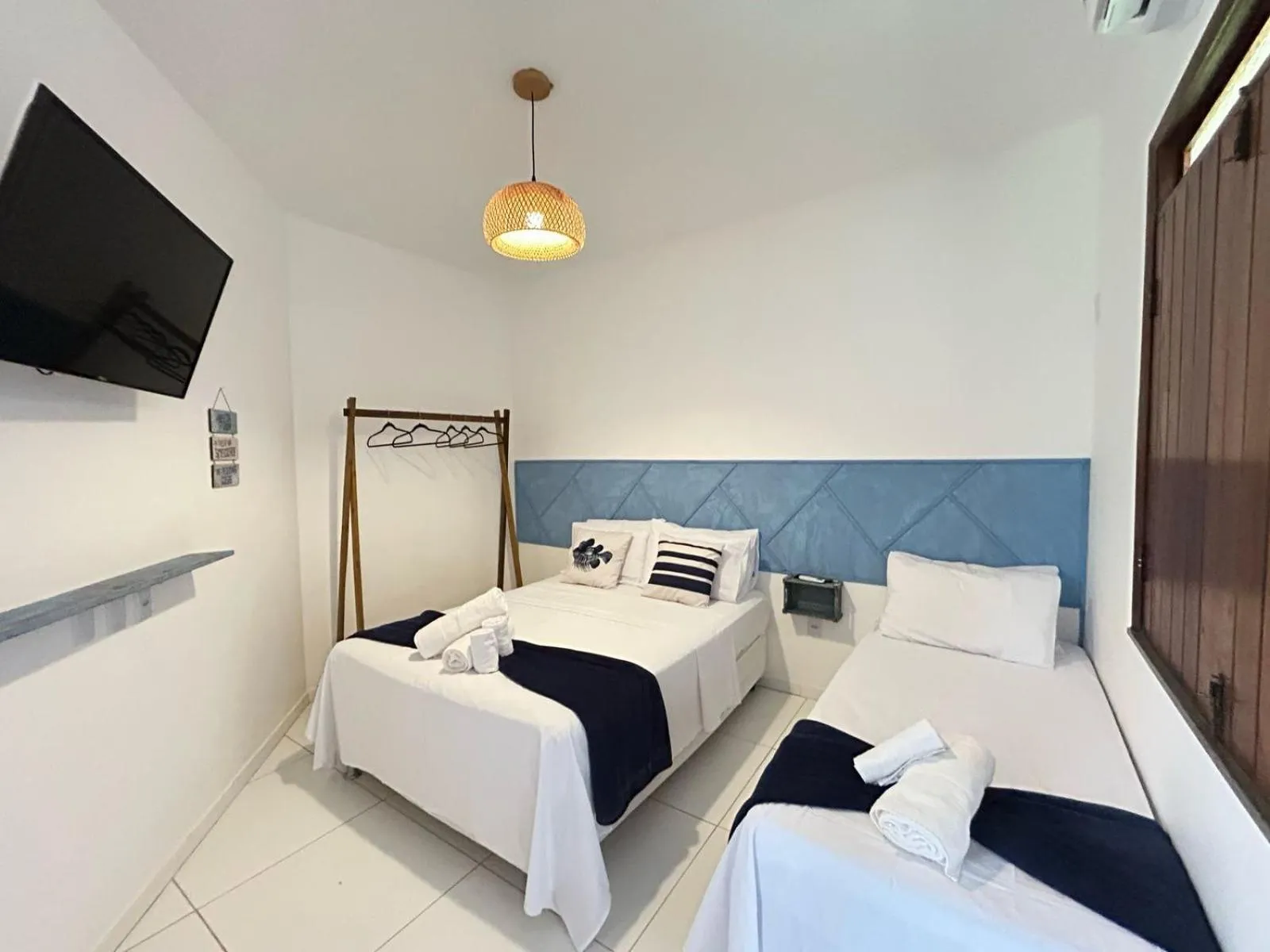 Bed in Pousada Oceano Atlântico