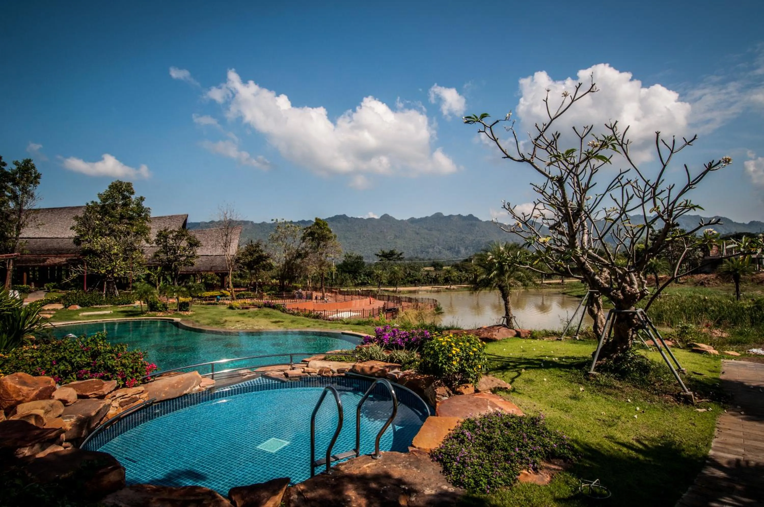 Swimming pool in Patravana Resort