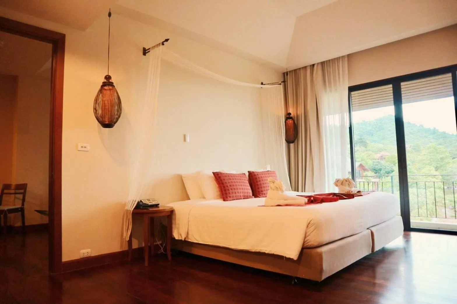 Bed in Patravana Resort