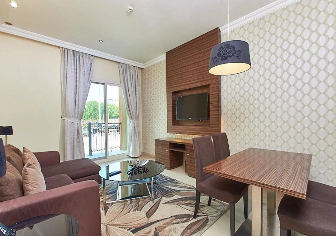 Living room in Mughal Suites