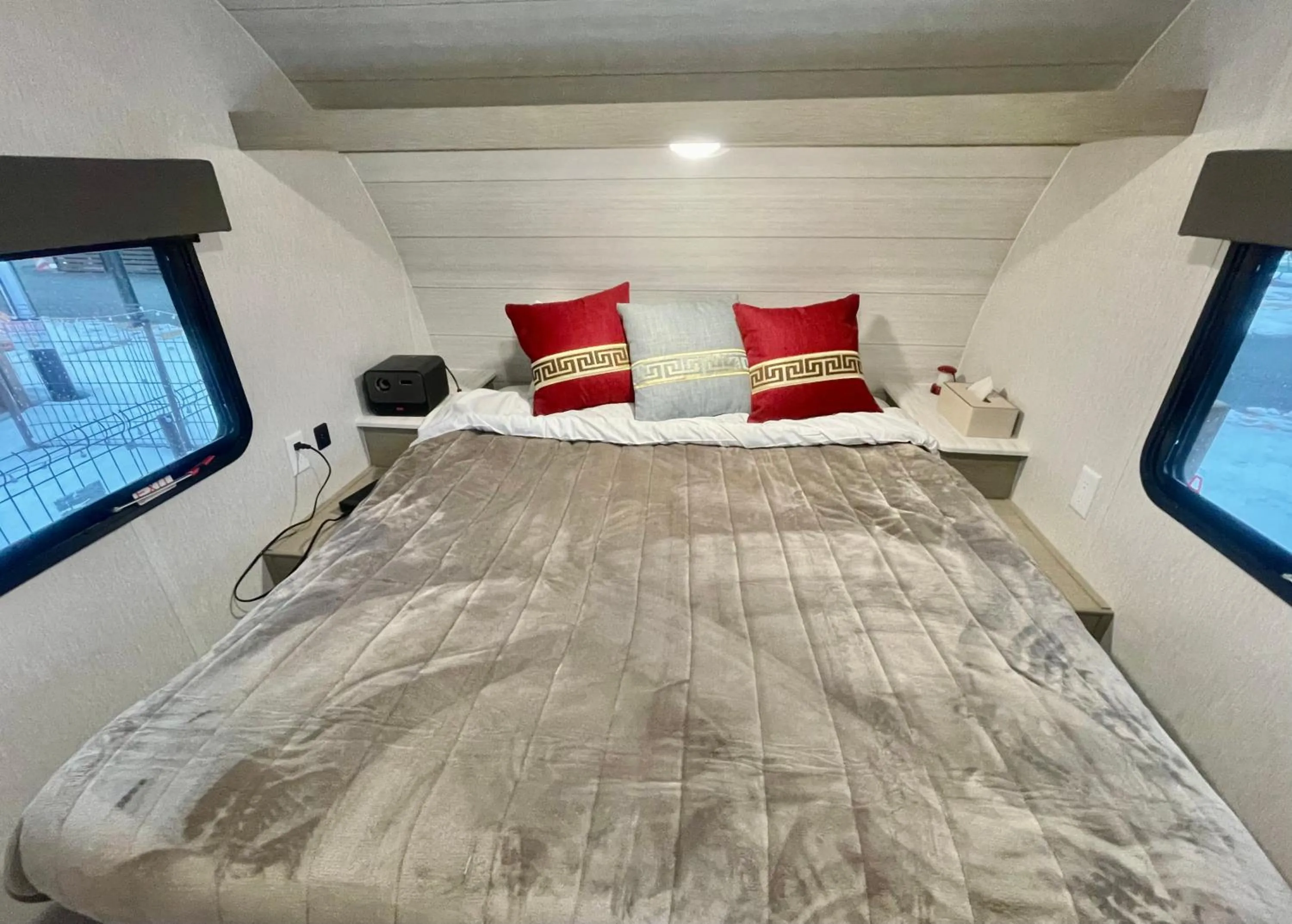 Bed in Gramercy Village 山中湖 Glamping &Sauna