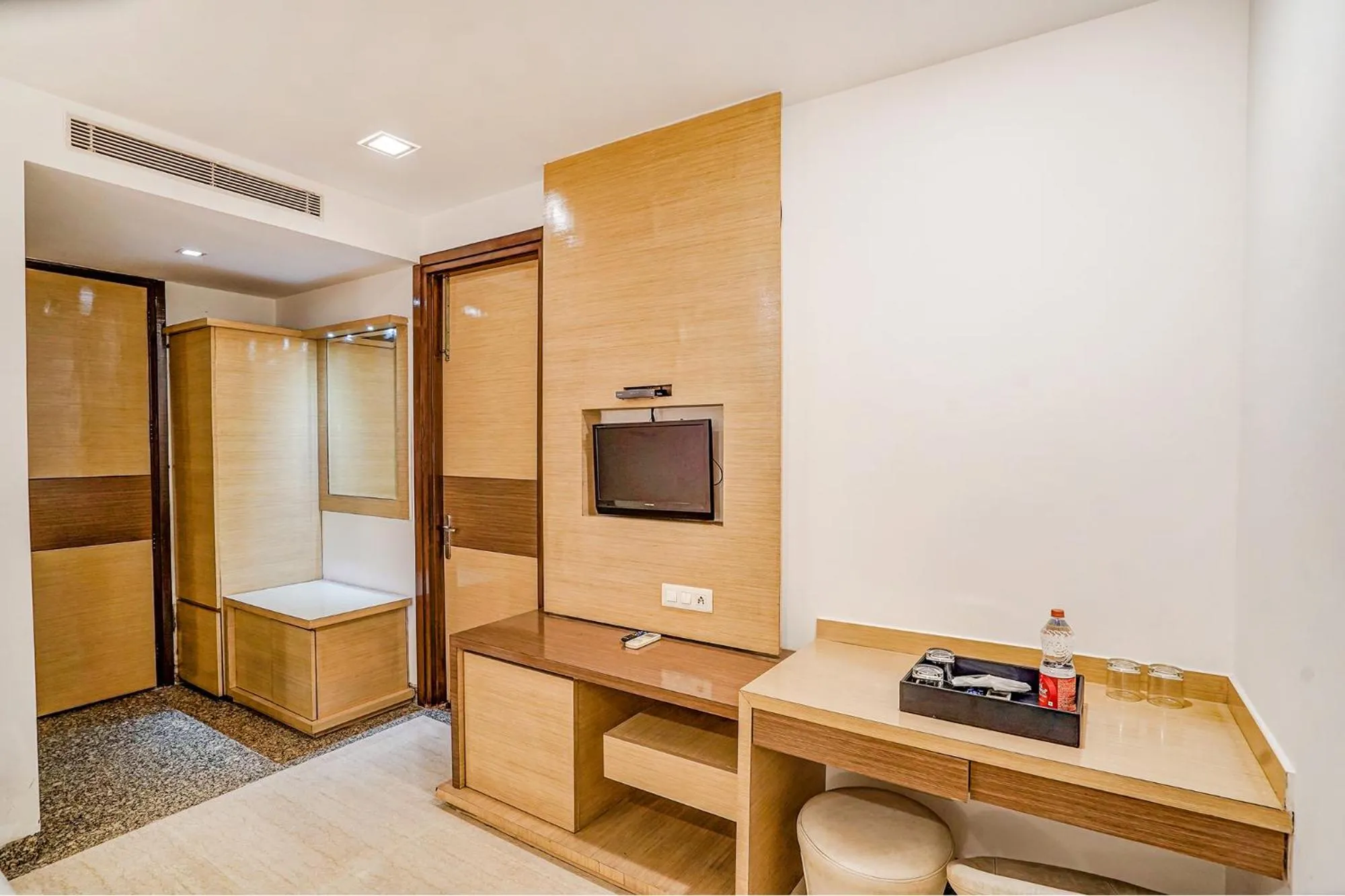 Bed, TV/Entertainment Center in FabExpress Vasundhara Suits