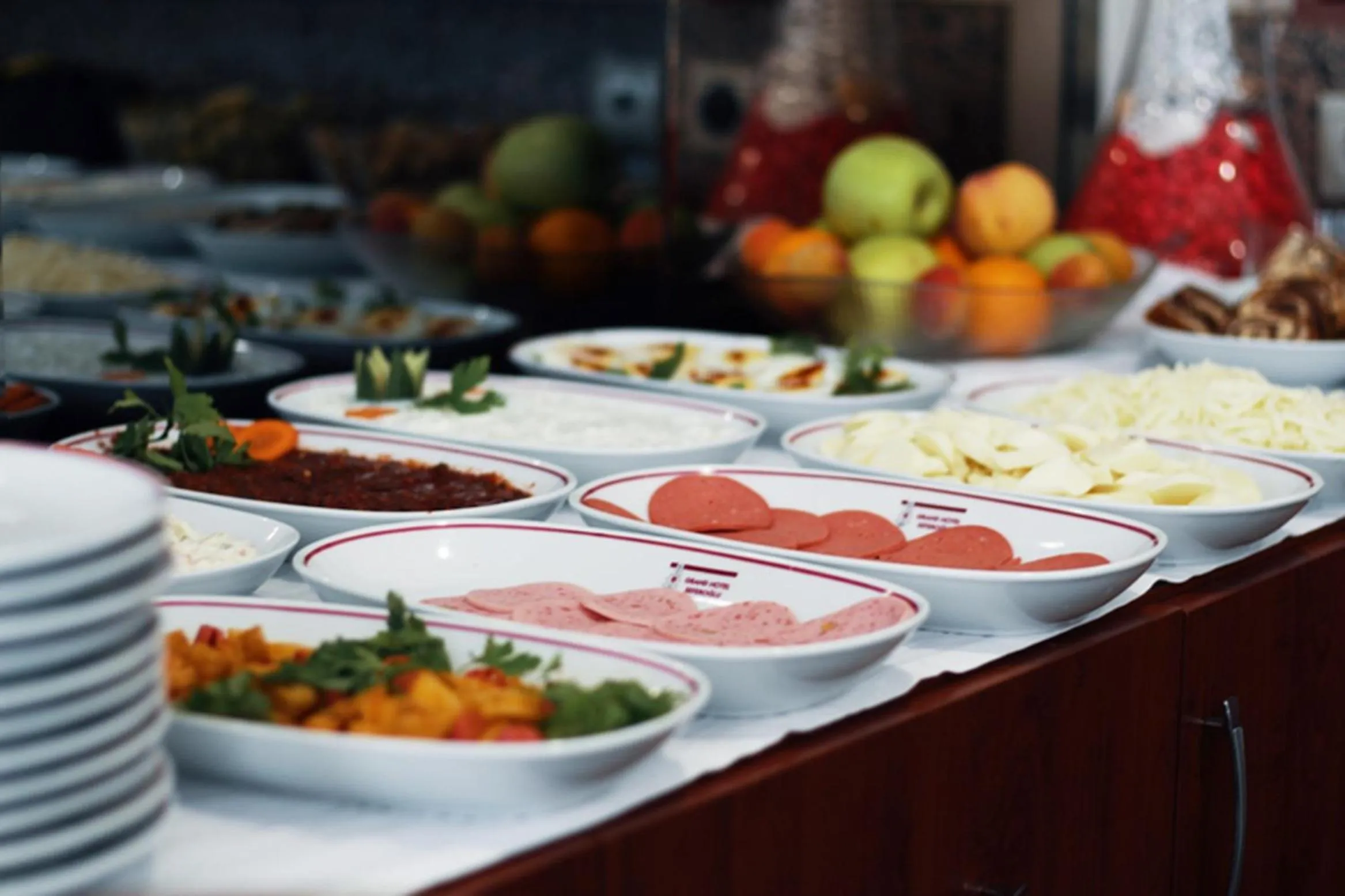 Buffet breakfast in Grand Hotel Seferoğlu