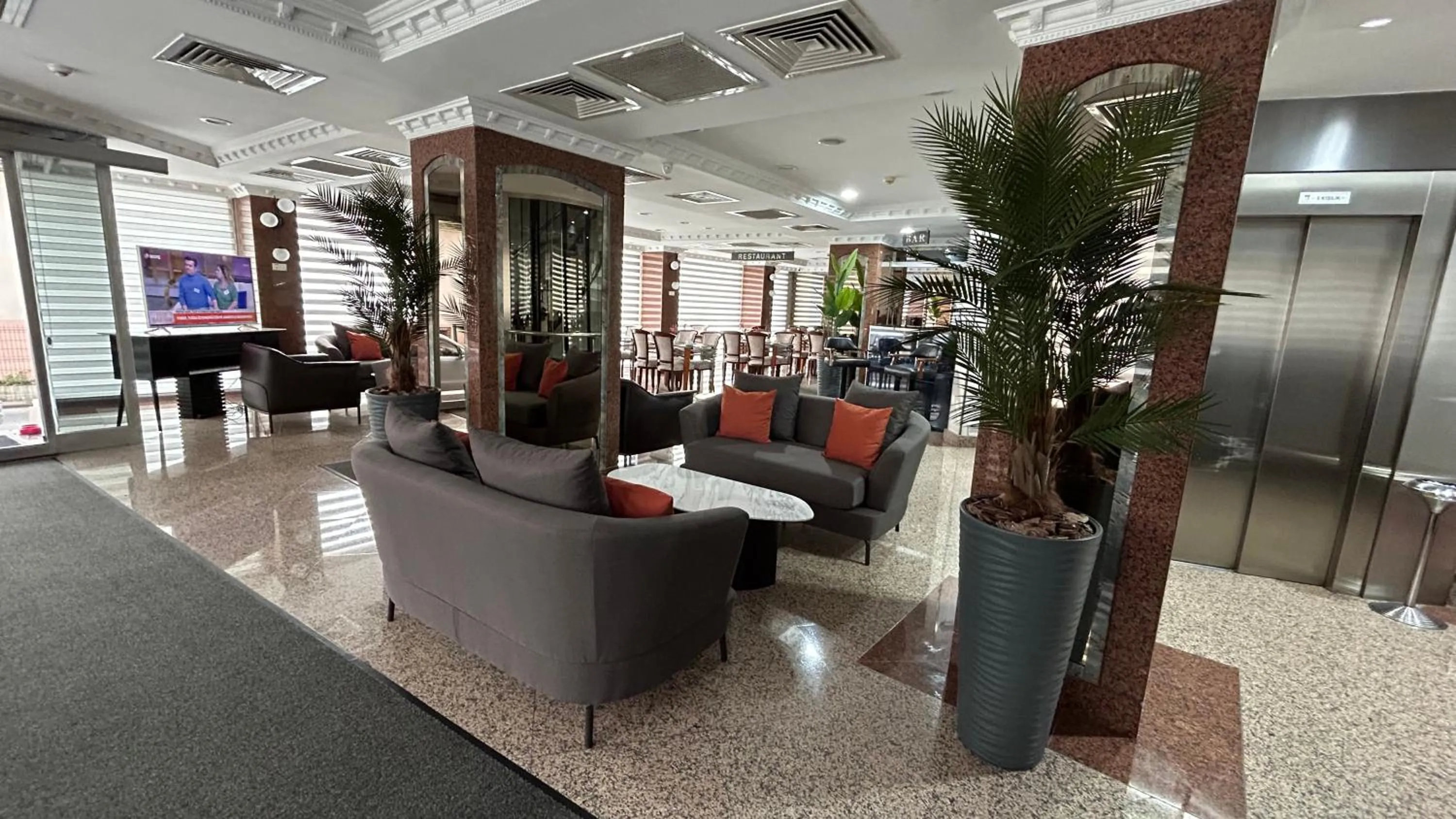 Seating area in Grand Hotel Seferoğlu