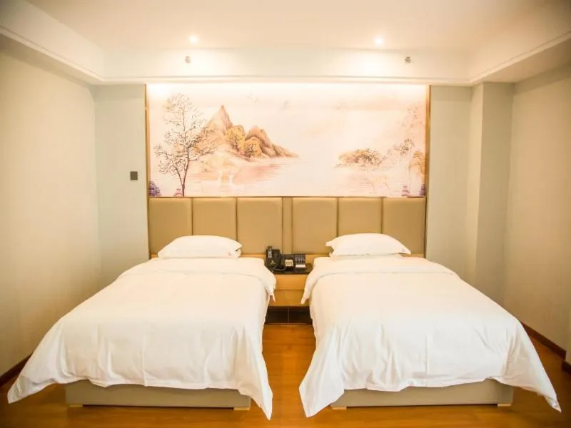 Bed in GreenTree Eastern Hotel Anshun Anshun Zhenning Huangguoshu