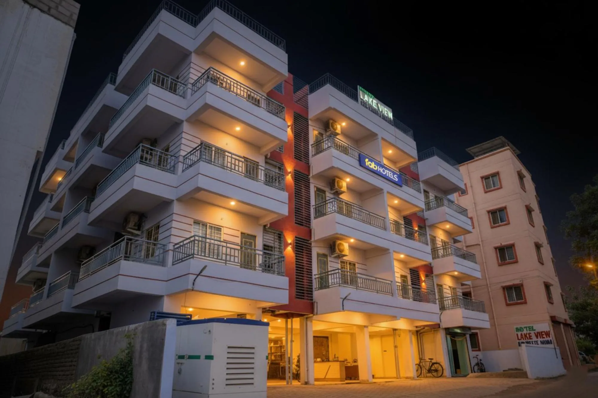 Property building in FabHotel Lake View - Chinmaya Vitthal Mandir