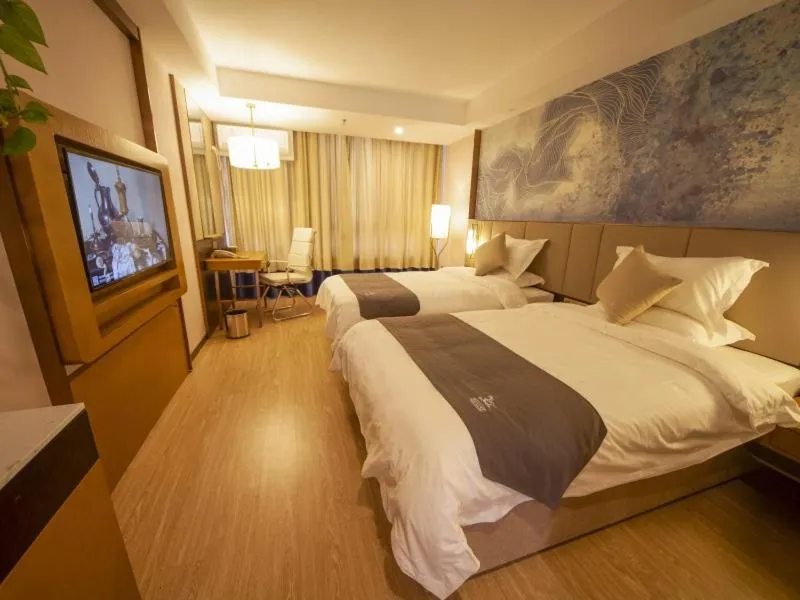 Bed in GreenTree Eastern Hotel Hebi Jun County Passenger Station