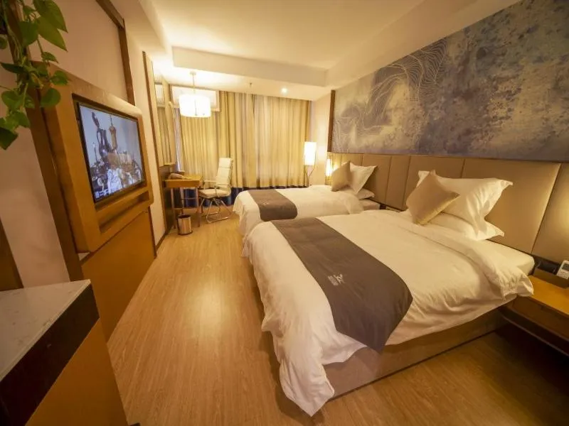 Bed in GreenTree Eastern Hotel Hebi Jun County Passenger Station