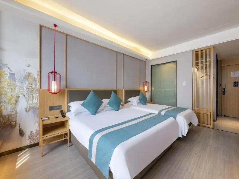 Bed in GreenTree Eastern Hotel Chuzhou Government East Garden Road
