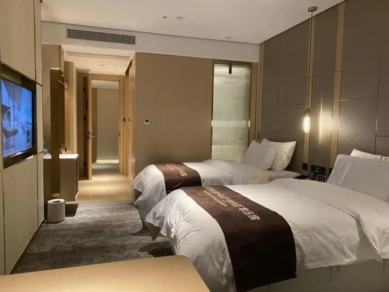 Bed in Geli Hotel Bengbu Wanda Plaza Nanxiang City