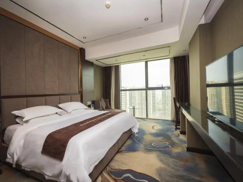 Bed in Geli Hotel Bengbu Wanda Plaza Nanxiang City