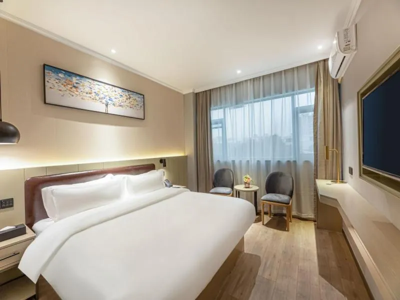 Bed in Gya Hotel Suzhou Hanshan Temple Binhe Road