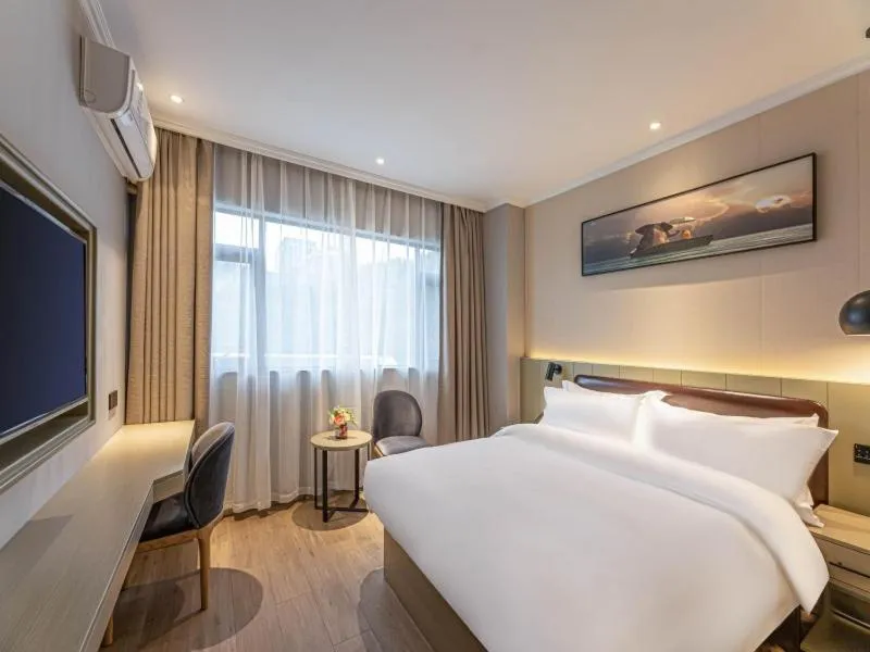 Bed in Gya Hotel Suzhou Hanshan Temple Binhe Road