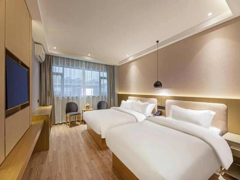 Bed in Gya Hotel Suzhou Hanshan Temple Binhe Road