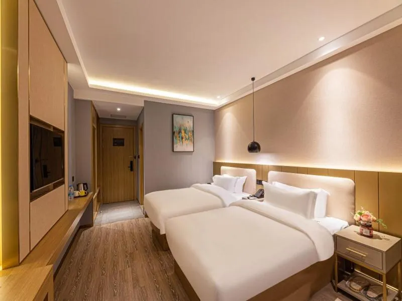 Bed in Gya Hotel Suzhou Hanshan Temple Binhe Road