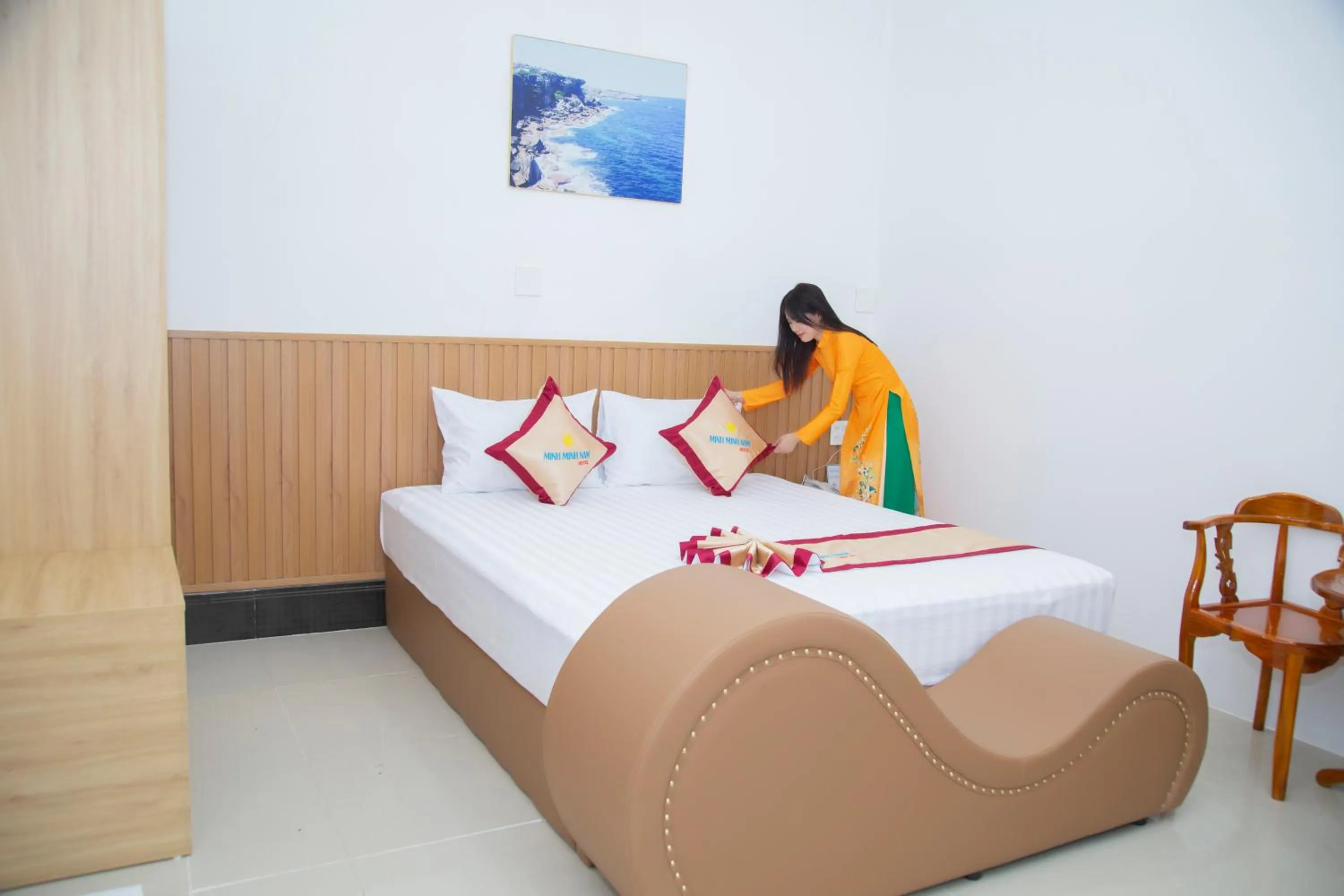 Bedroom, Bed in Minh Minh Nam 2 Hotel