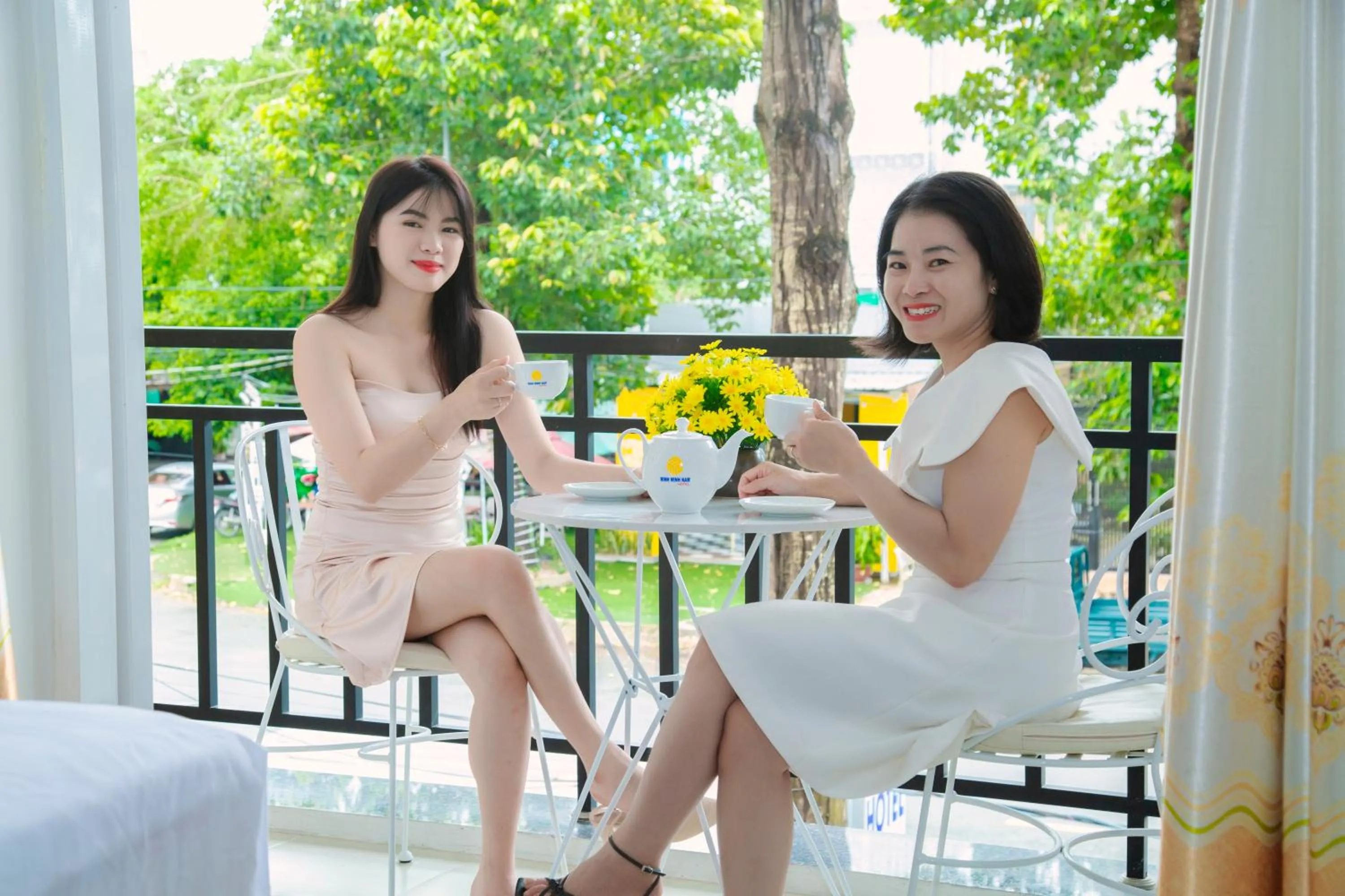 Balcony/Terrace in Minh Minh Nam 2 Hotel
