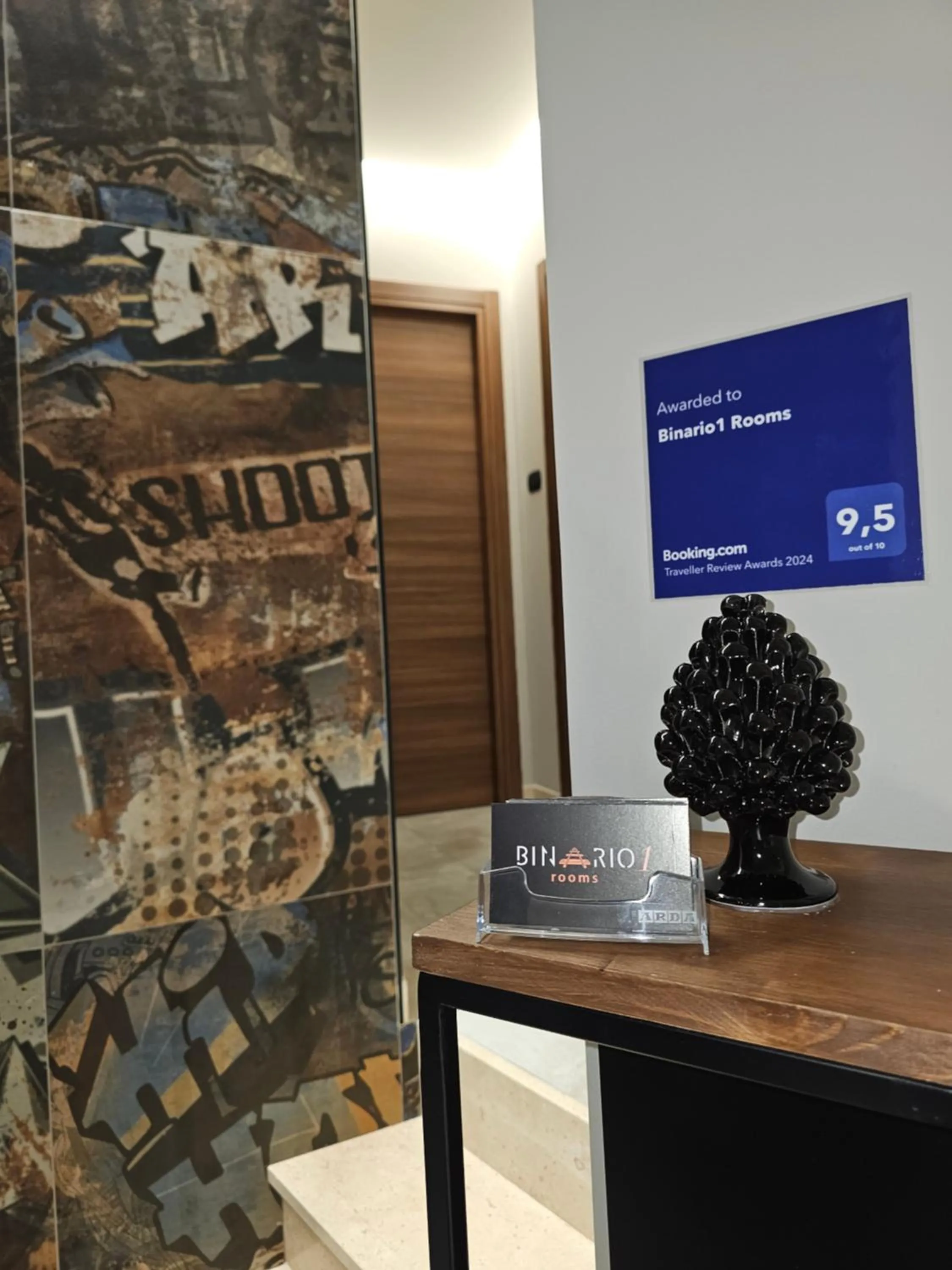 Lobby or reception in Binario1 Rooms